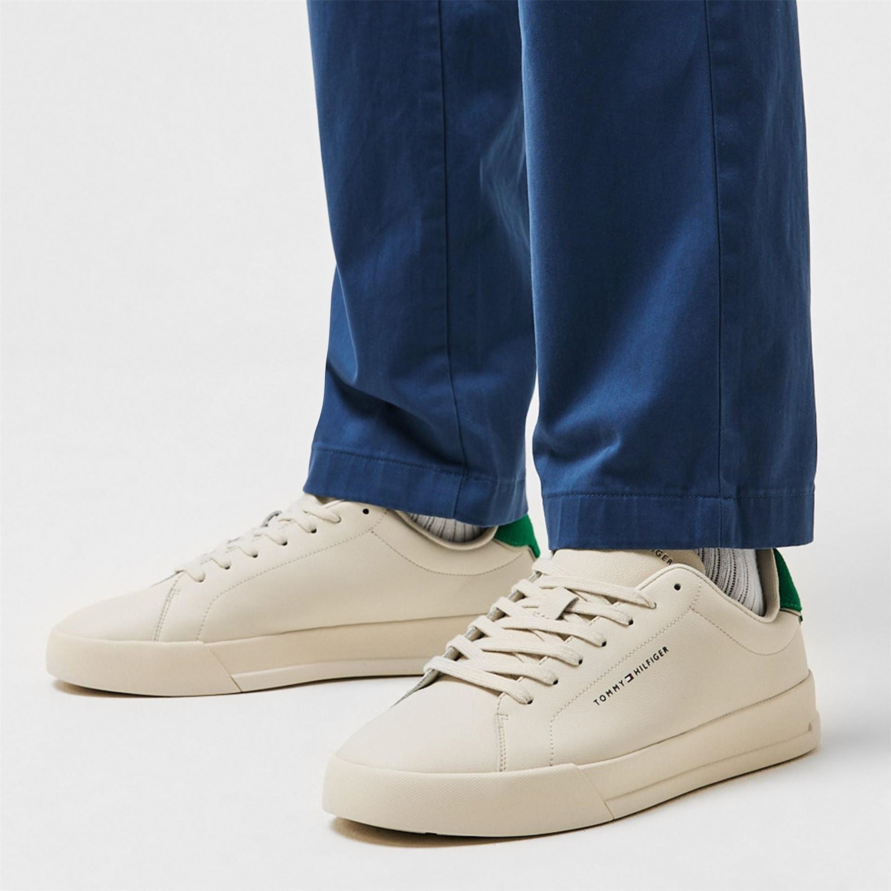 Tommy Hilfiger Leather Low Top Trainers