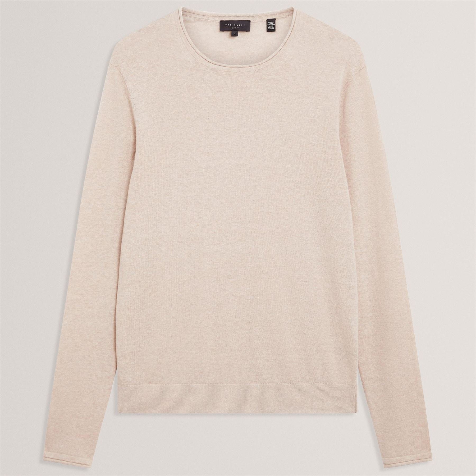 Ted Baker Linen Blend Crew Neck Jumper