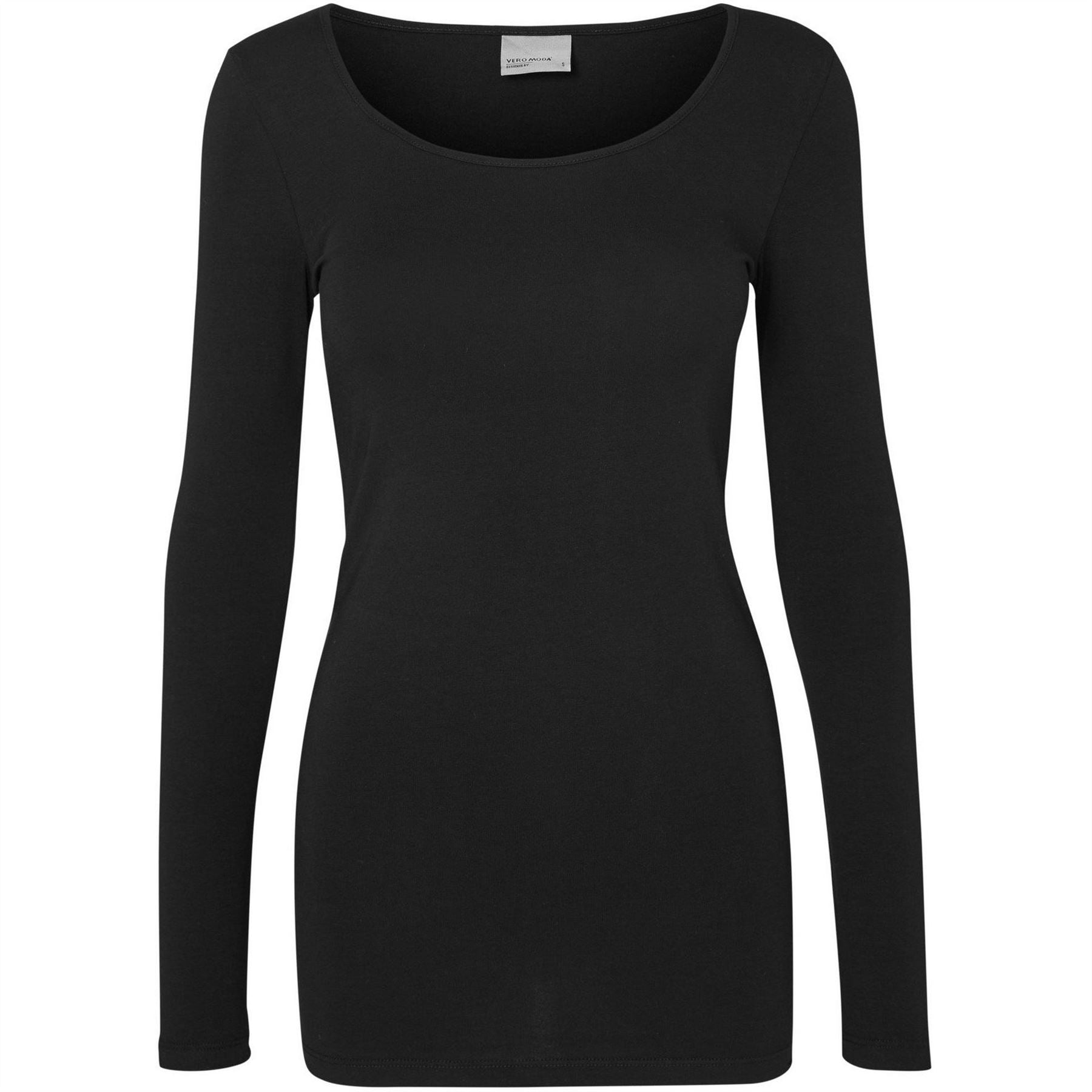 Vero Moda Slim Fit Scoop Neck Long Sleeve T-Shirt