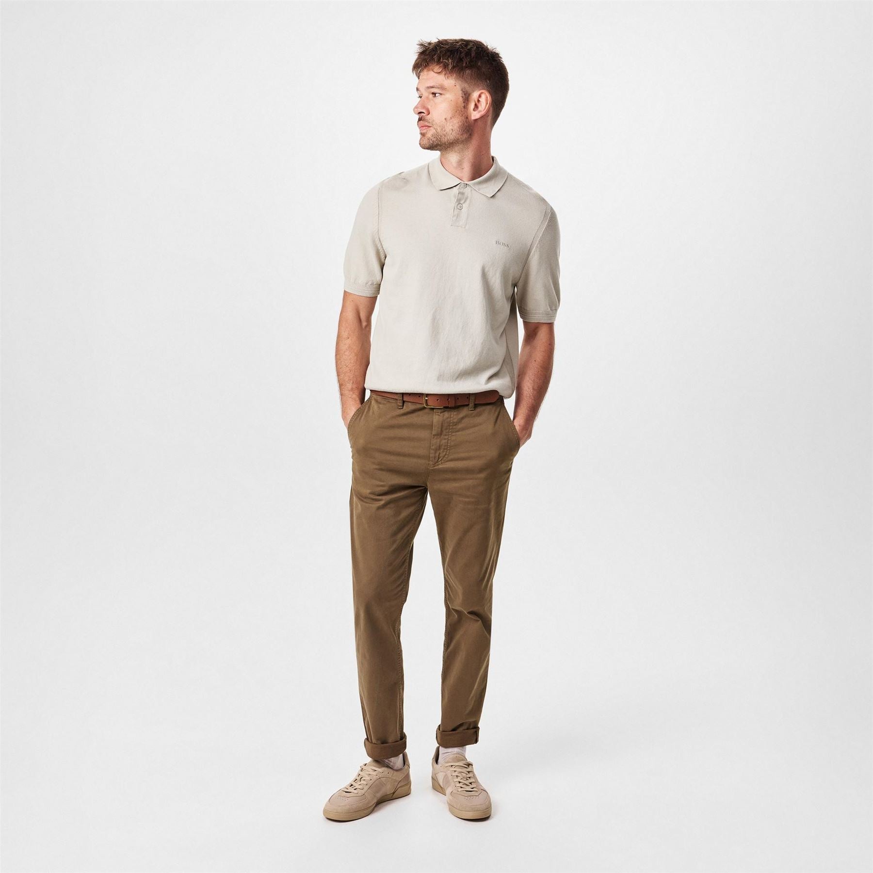 Boss Regular Fit Collared Neck T-Shirt