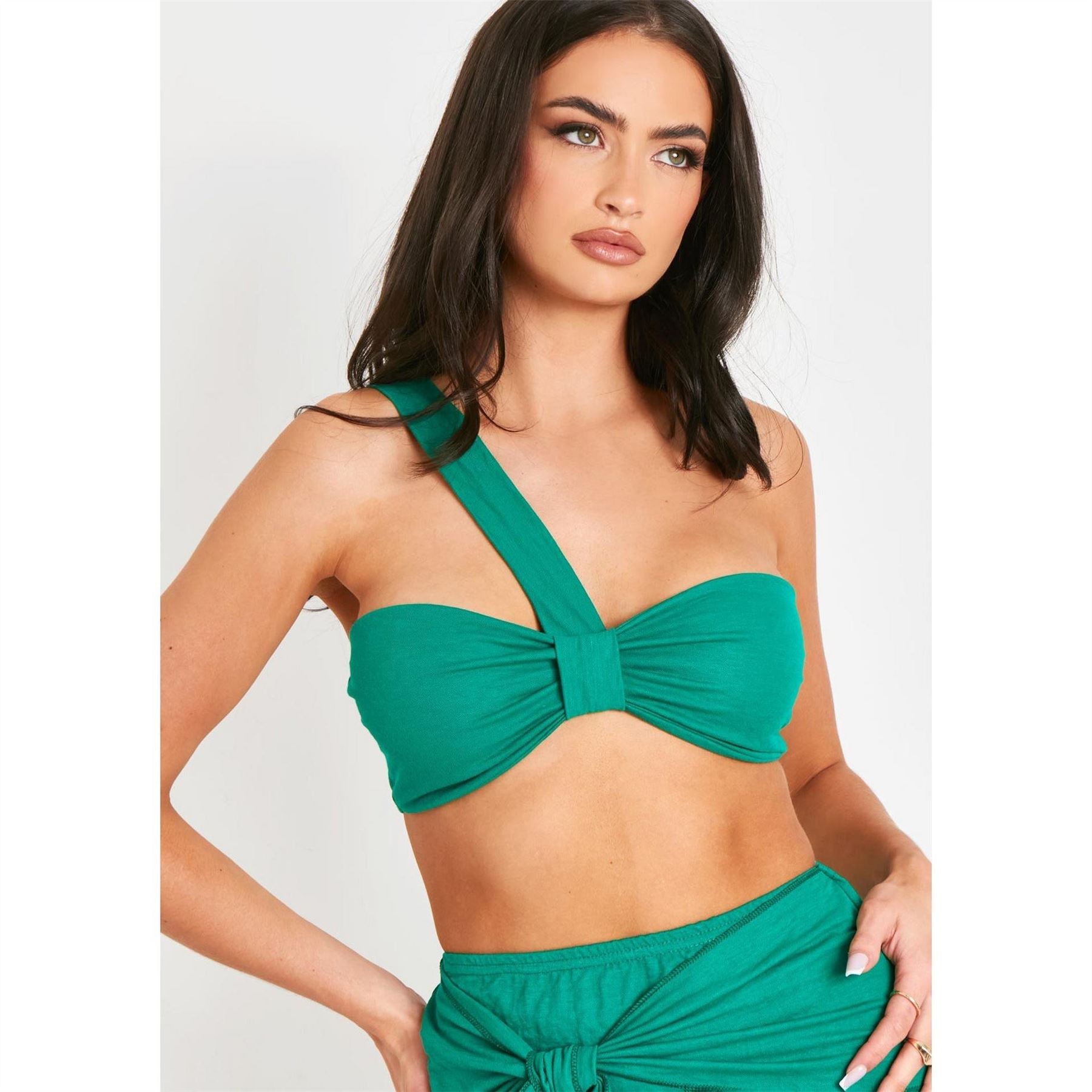 Missy Empire Linen Look Bralet