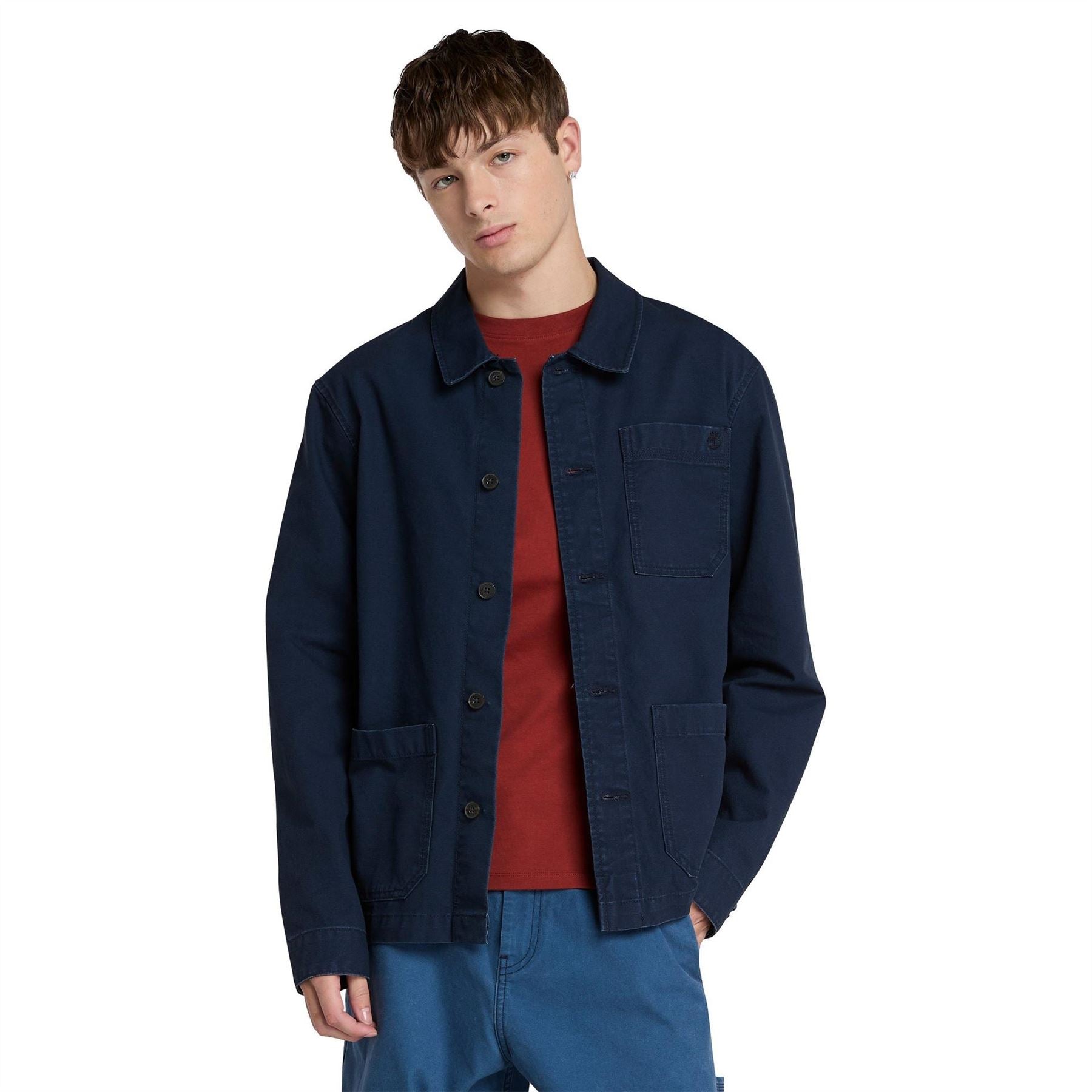 Timberland Kempshire Washed Canvasas Chore Field Jacket