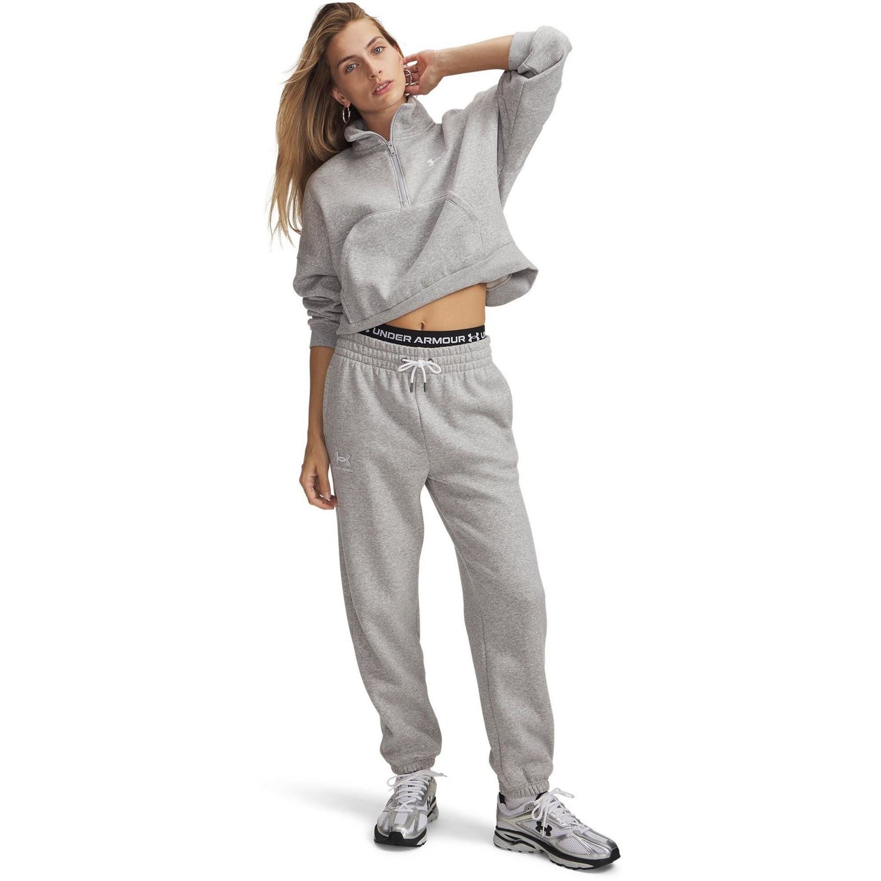 Under Armour Womens Armour Ua Icon Fleece Jogger Tracksuit Bottom