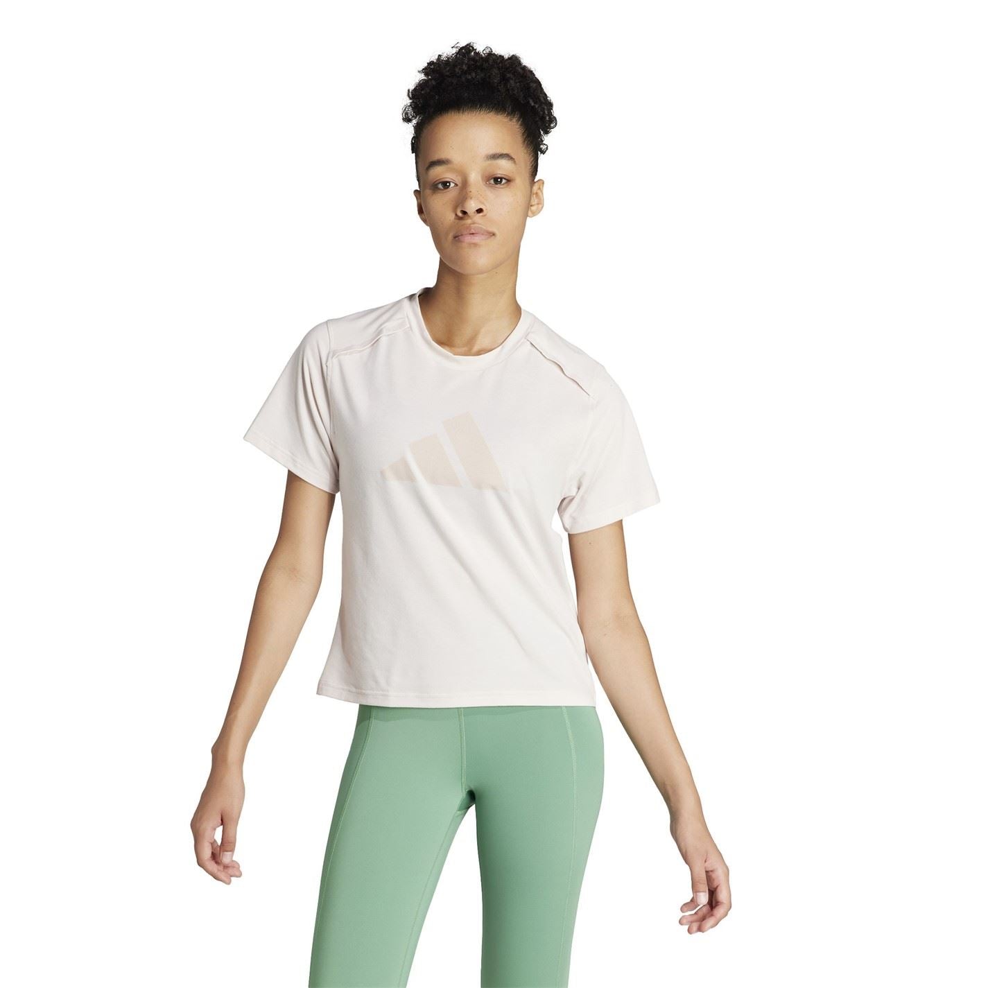 adidas Womens Power Performance Big Logo T-Shirt