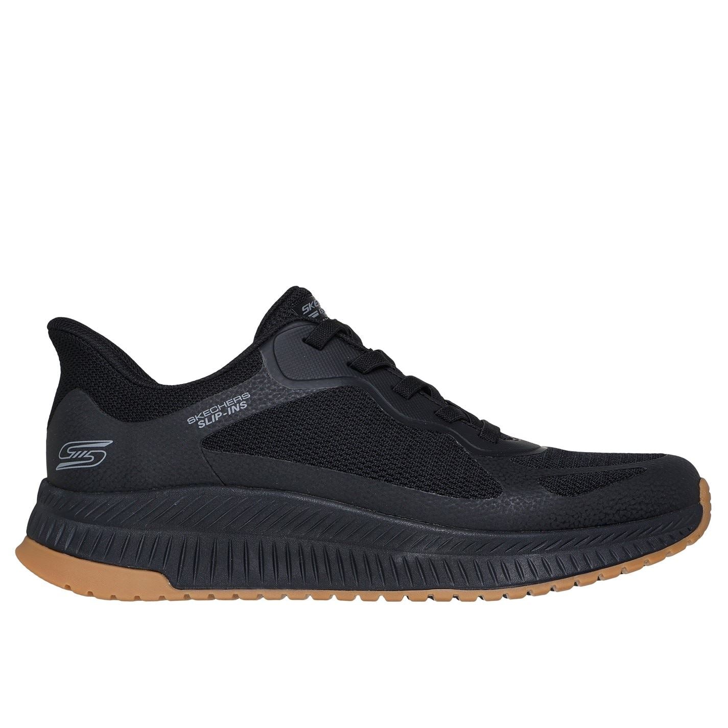 Skechers Mens Bobs Squad 4 Slip On Trainers