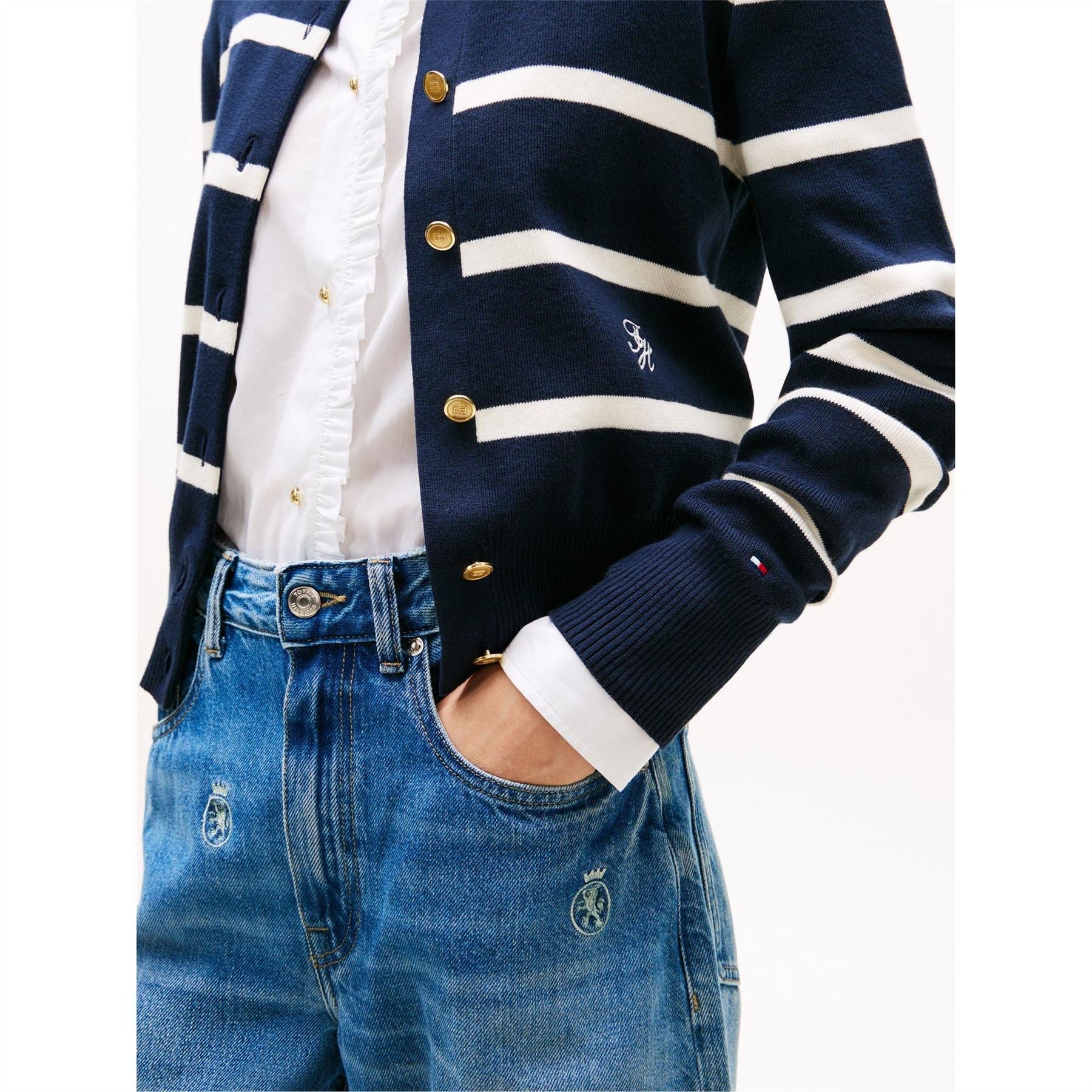 Tommy Hilfiger C Nk Cardi Ld63