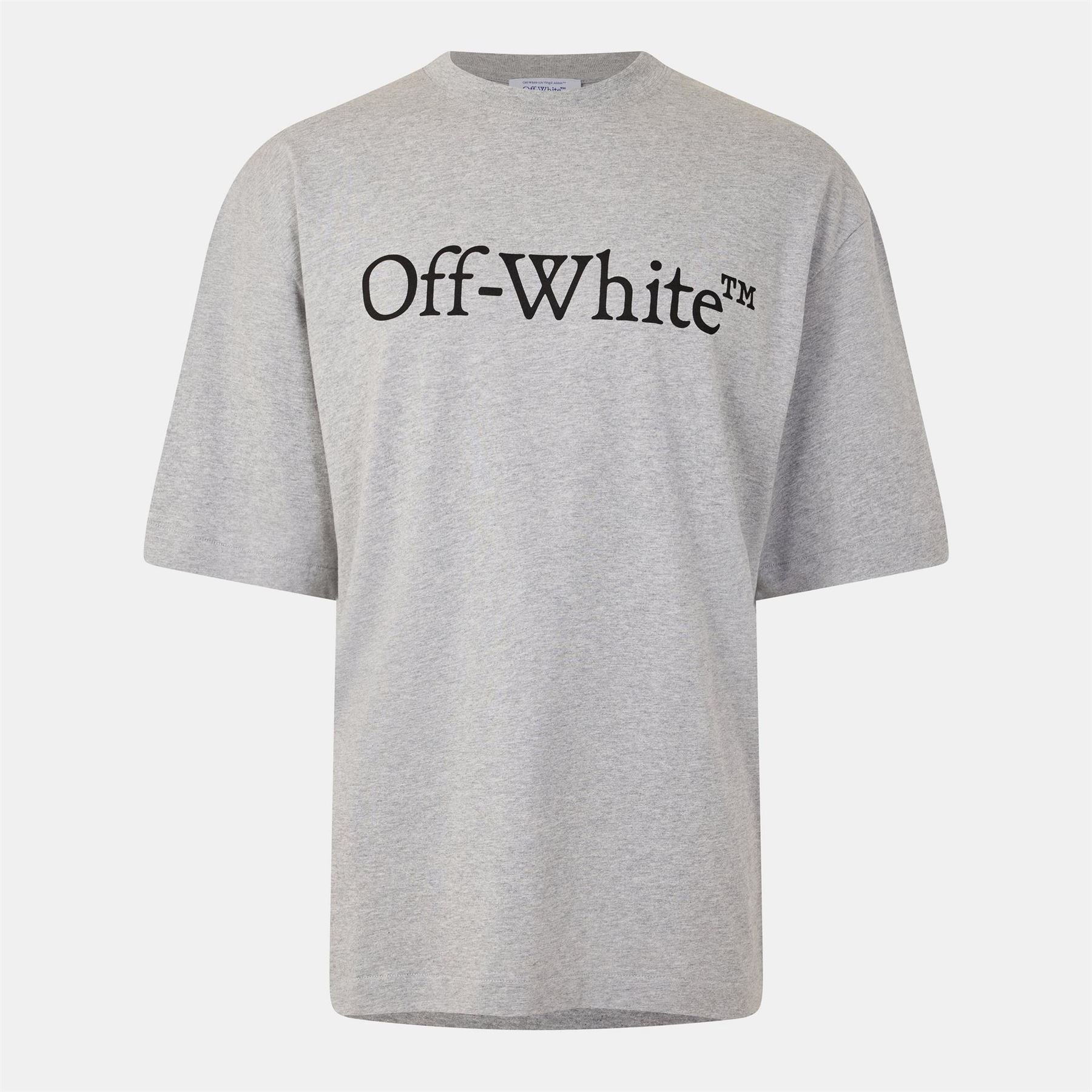 Off White Bkish Lettering Regular Fit T-Shirt