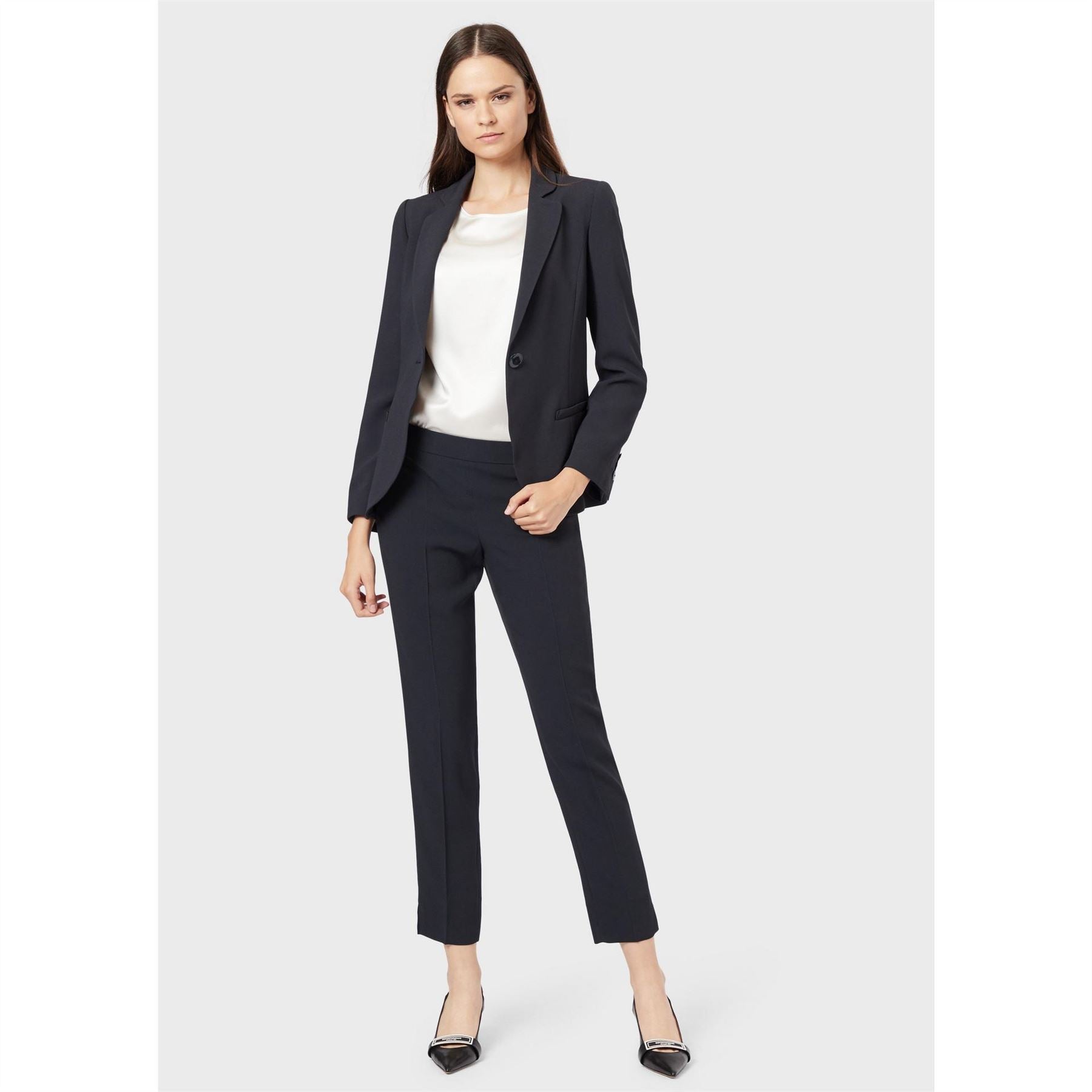 Emporio Armani Cropped Cigarette Trousers