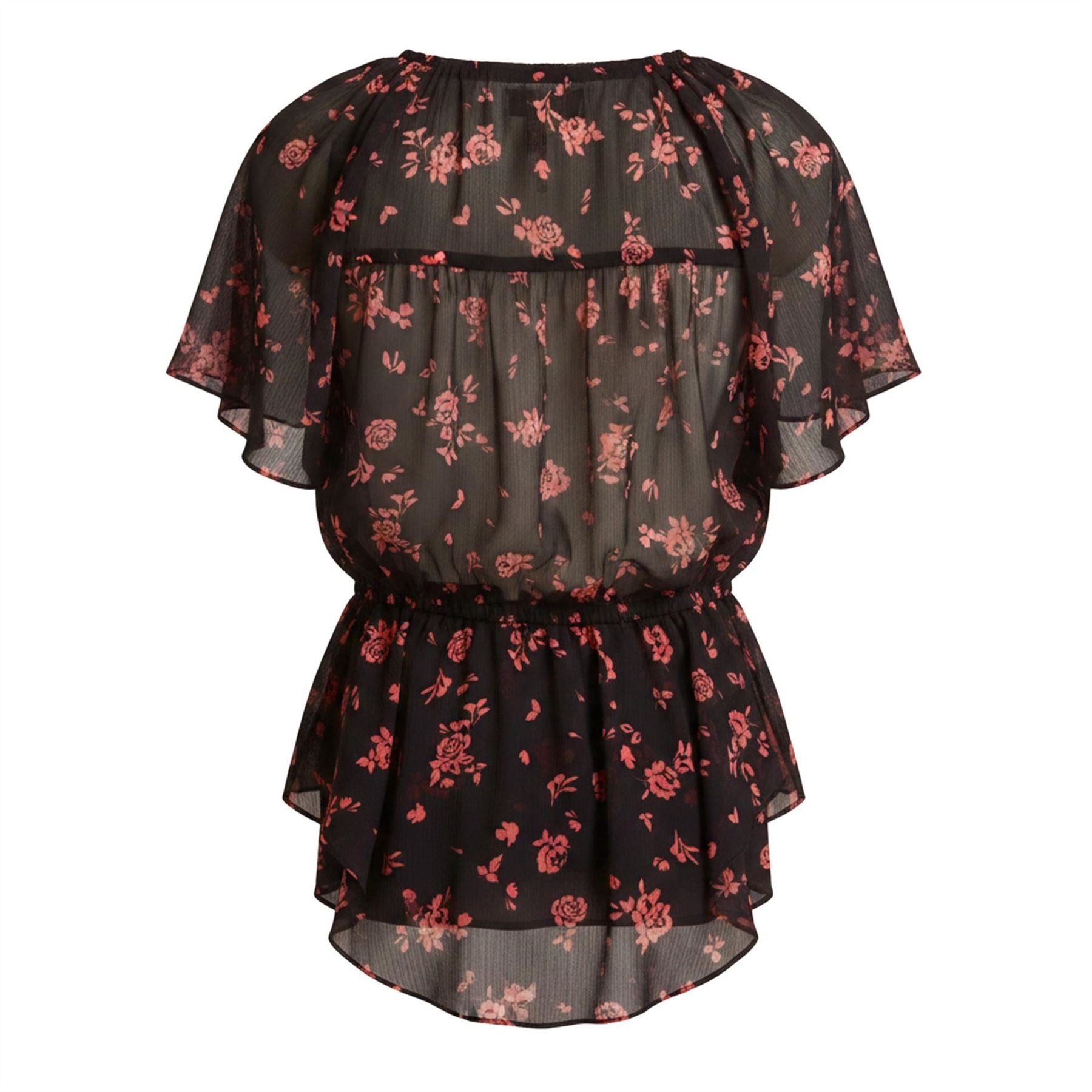 Ted Baker Baker Soft Woven Peplum Top