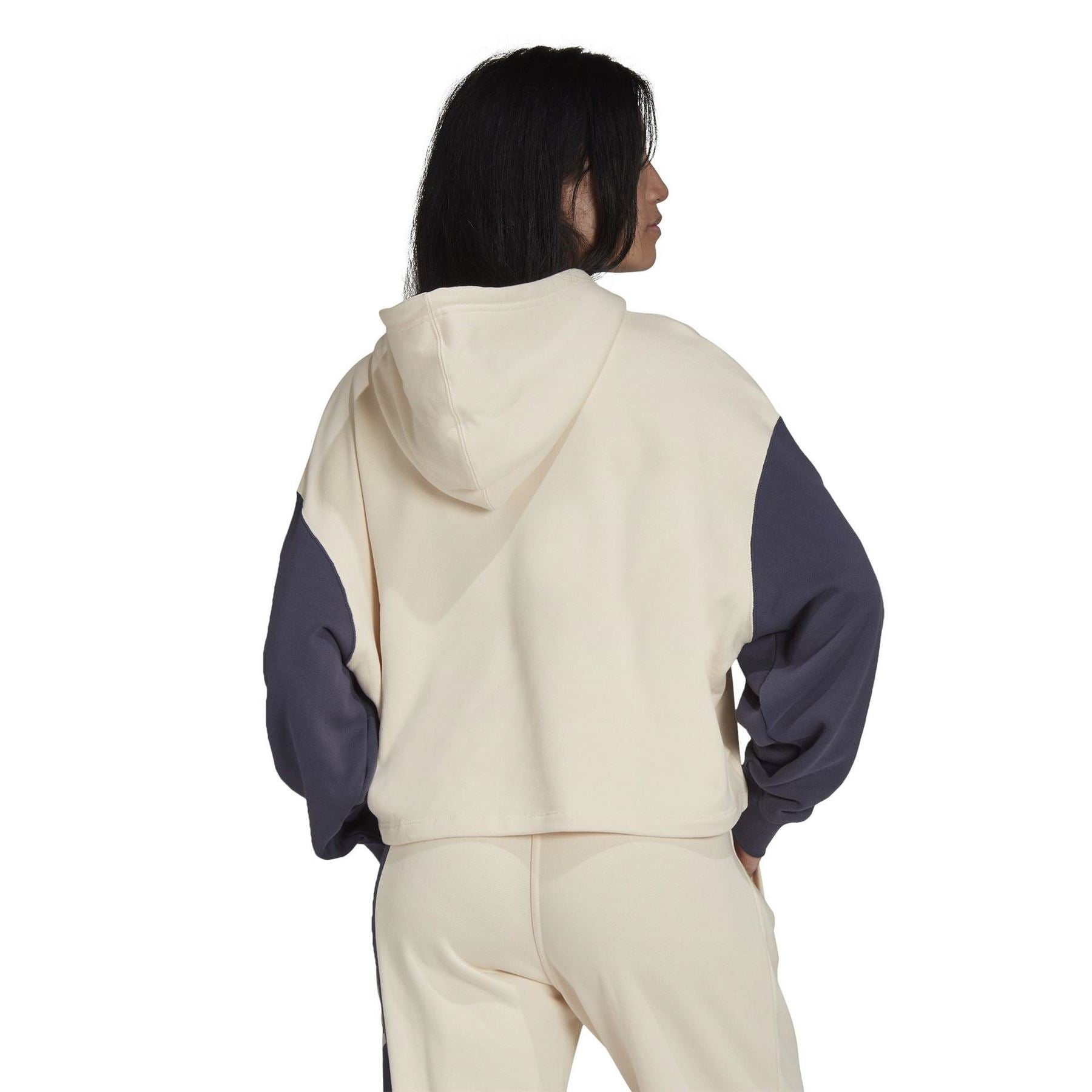 adidas Originals Cropped Hooded Relaxed Fit Sweatshirt