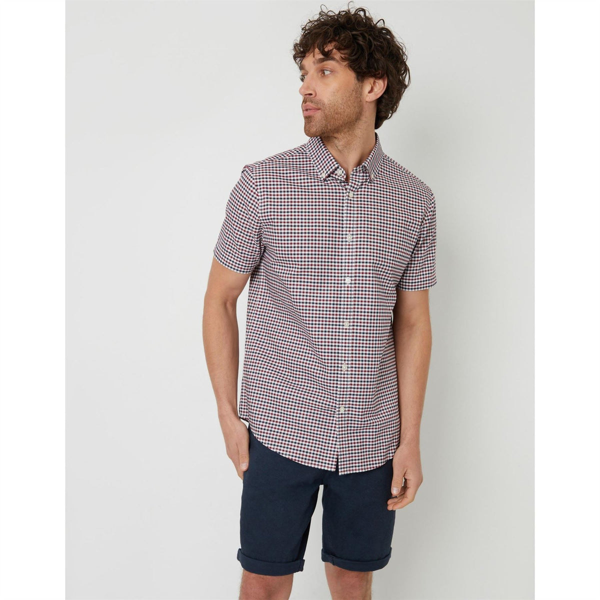 Threadbare Marc Short Sleeve Dress Shirt