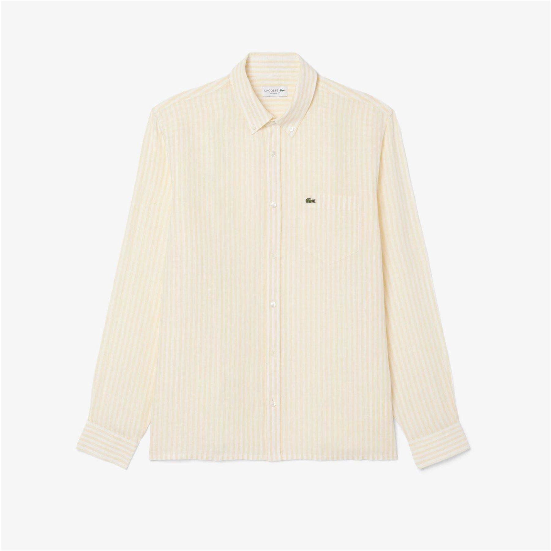Lacoste Long Sleeve Patterned Shirt