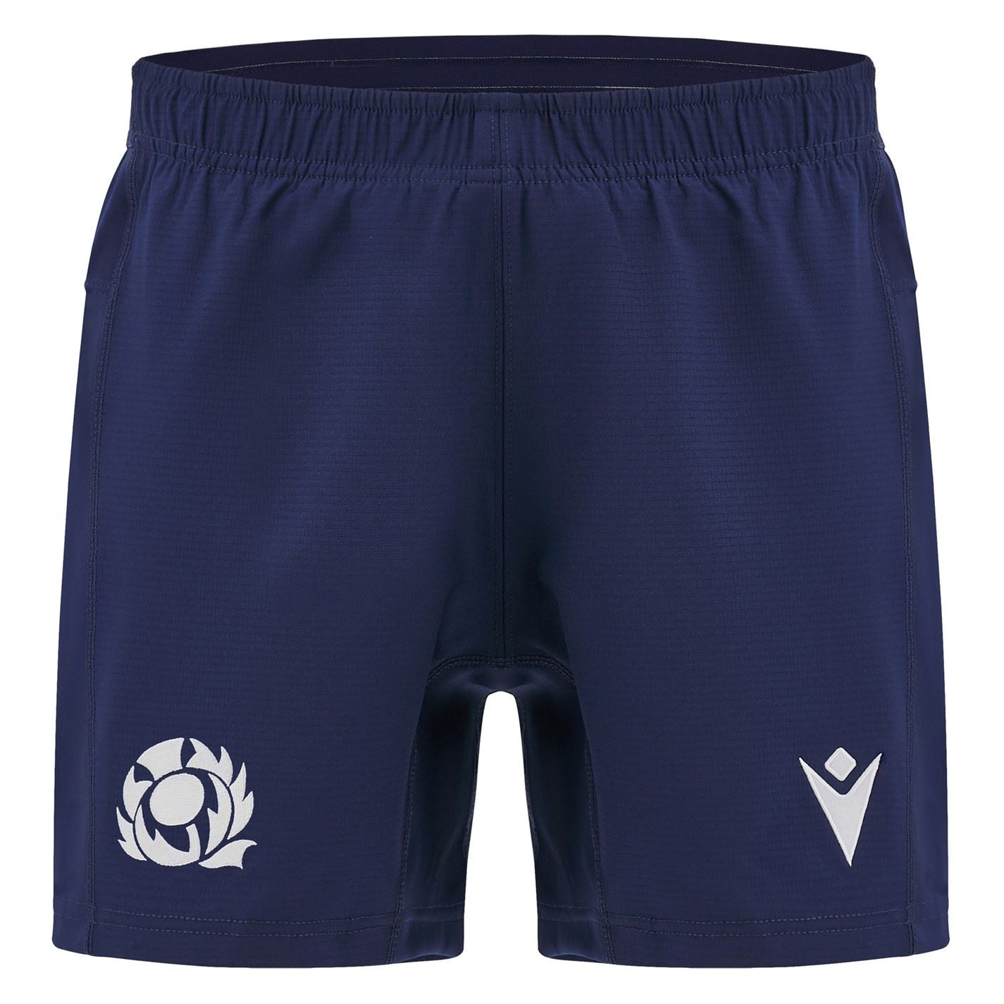 Macron Scotland Rugby Training Shorts 2025 Adults