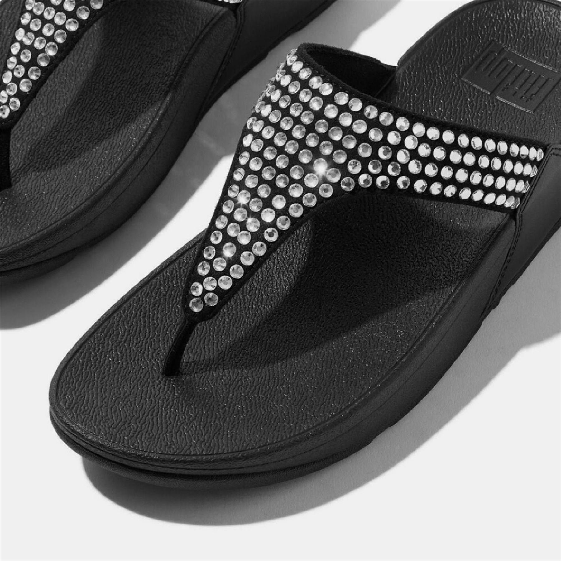 Fitflop Maxi Crystal Toe Post Sandals
