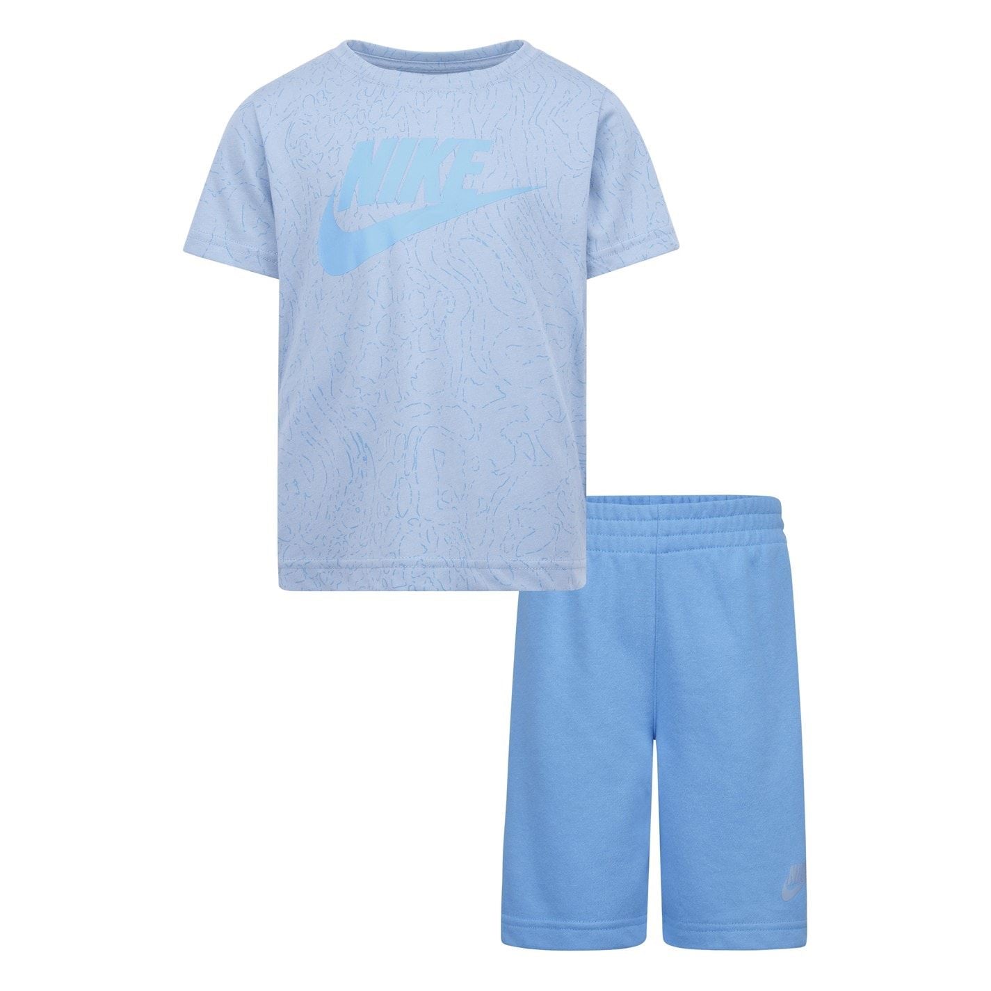 Nike Seasonal Crew Neck Short Sleeve T-Shirt and Short Set