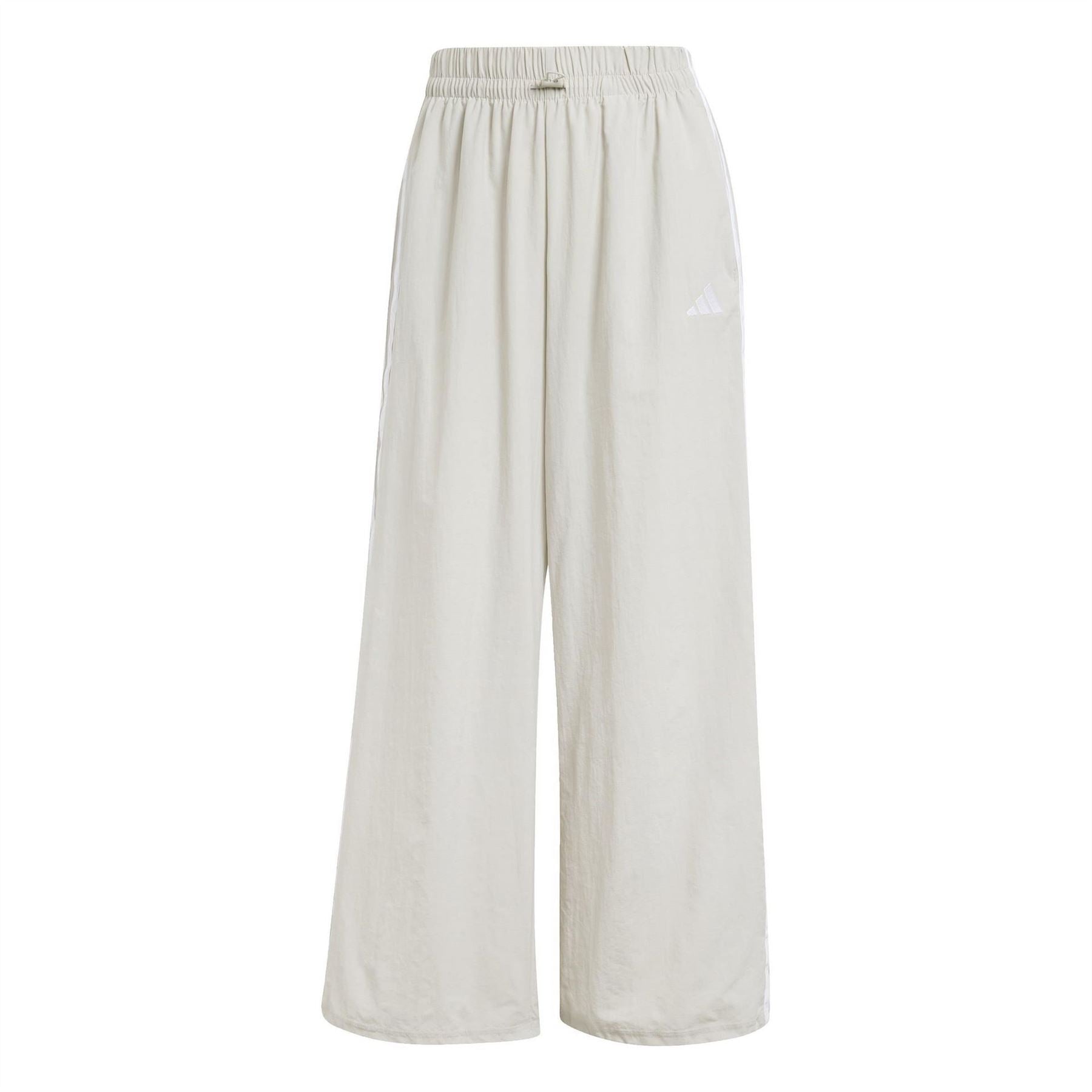 adidas Womens Essentials 3 Stripes Lifestyle Woven Parachute Tracksuit Bottoms