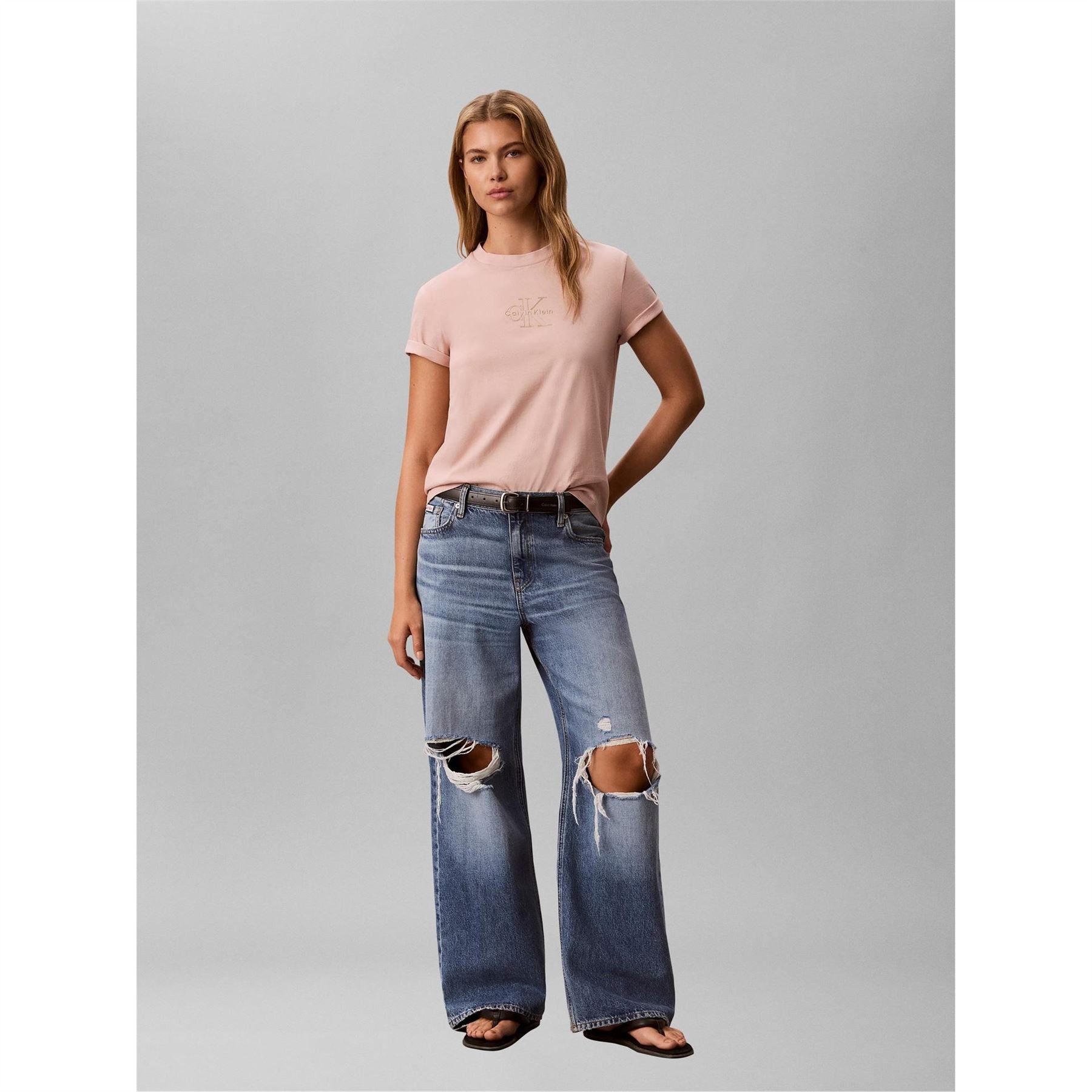 Calvin Klein Jeans Logo T-Shirt Ld63
