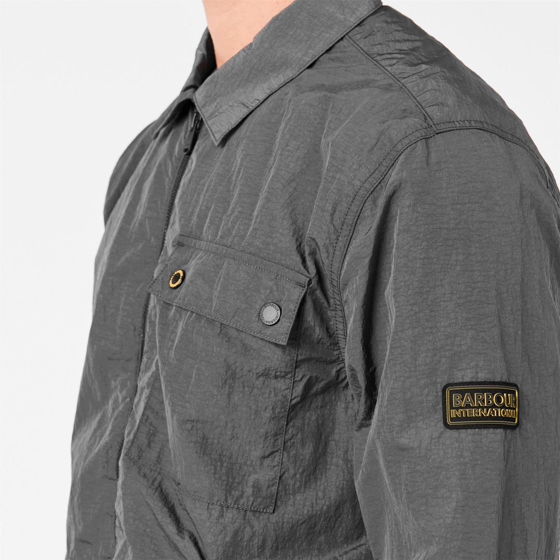Barbour International Inline Zip Through Overshirt