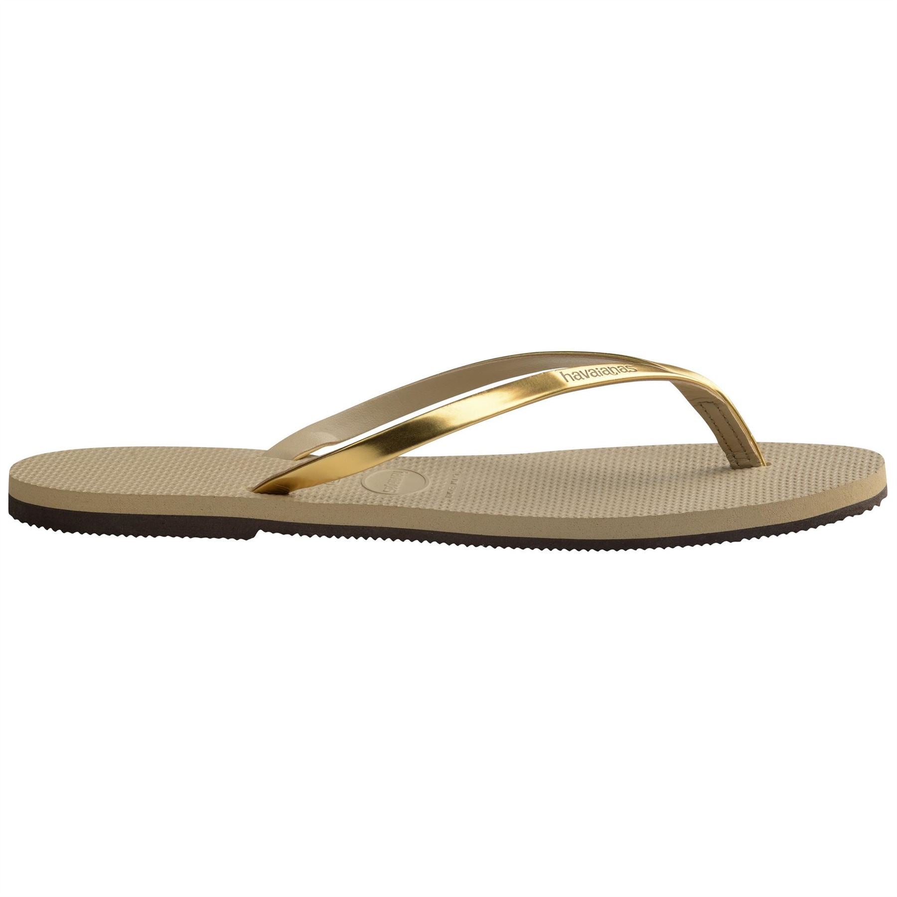 Havaianas Womens Hav. You Metallic Grey Steel Metall Flip Flops