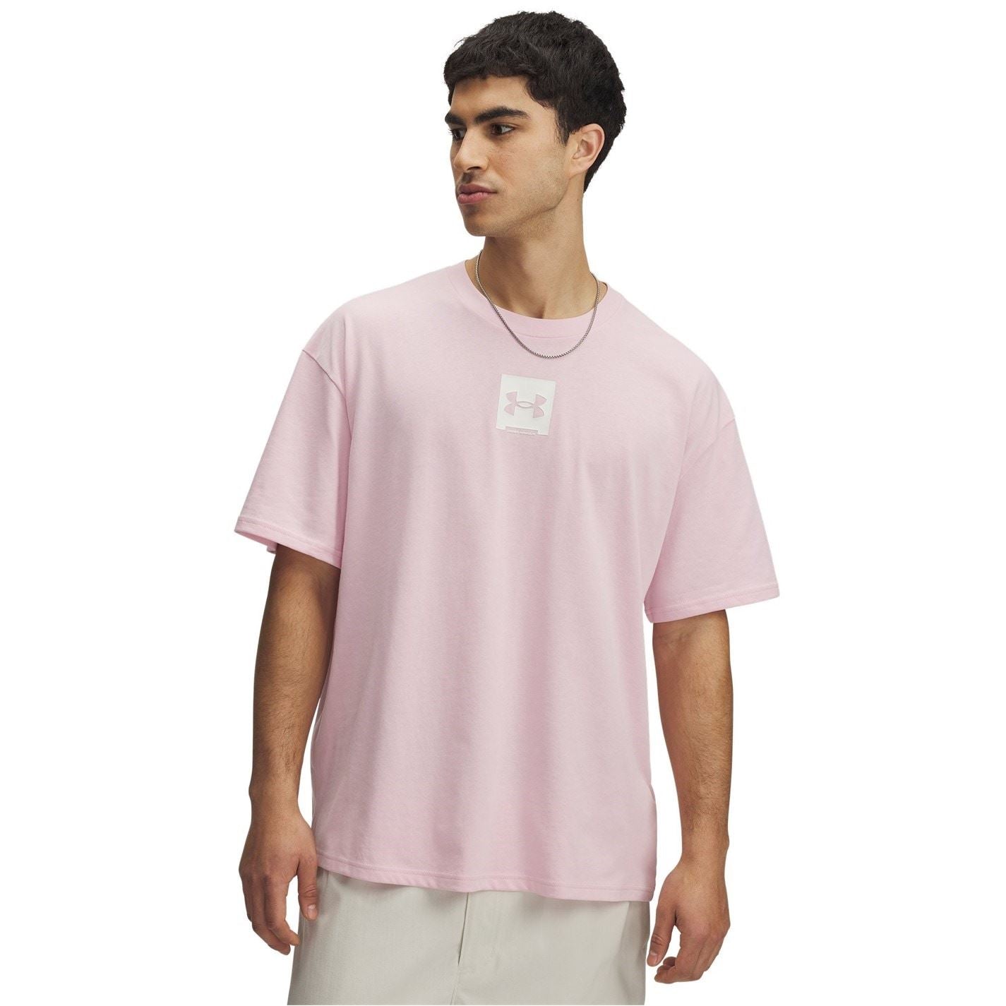 Under Armour Box Logo Crew Neck Short Sleeve T-Shirt