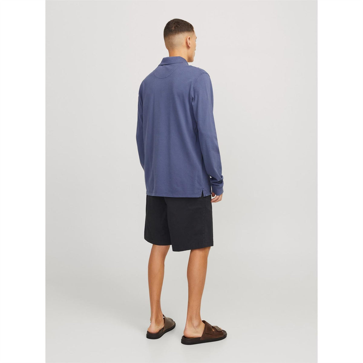 Jack and Jones Solid Patterned Bermuda Shorts