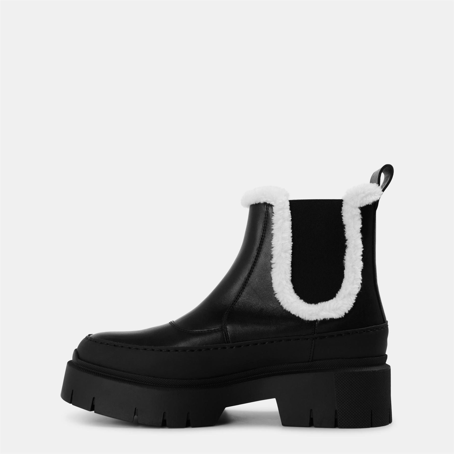 Hugo Kris Chelsea Boots with Chunky Low Heel