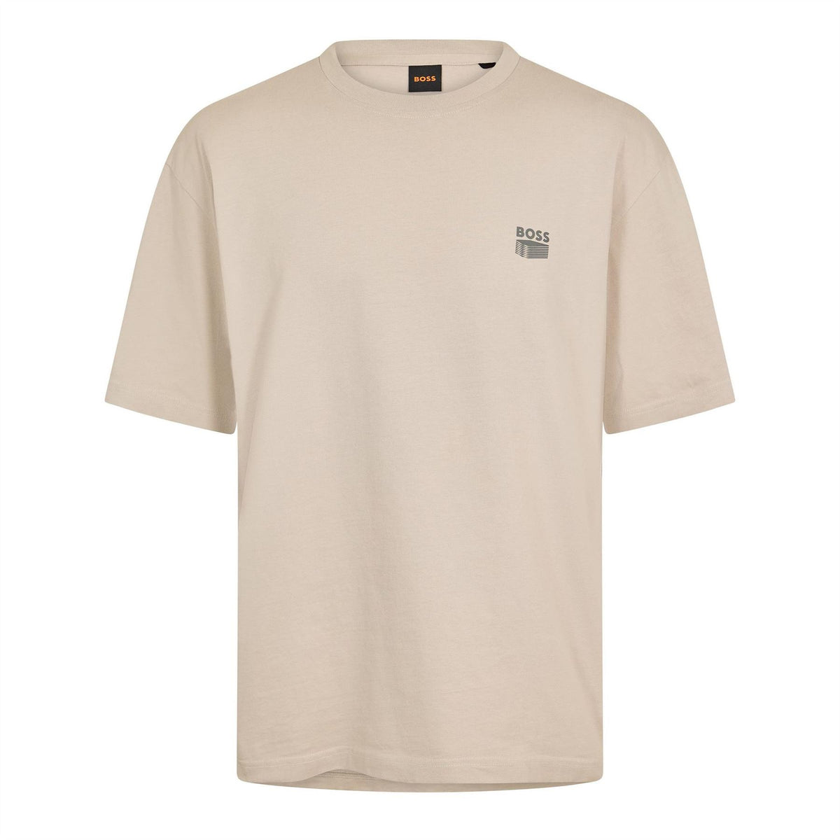 Boss Orange Cotton Jersey T-Shirt With Printed Brutalism Artwork