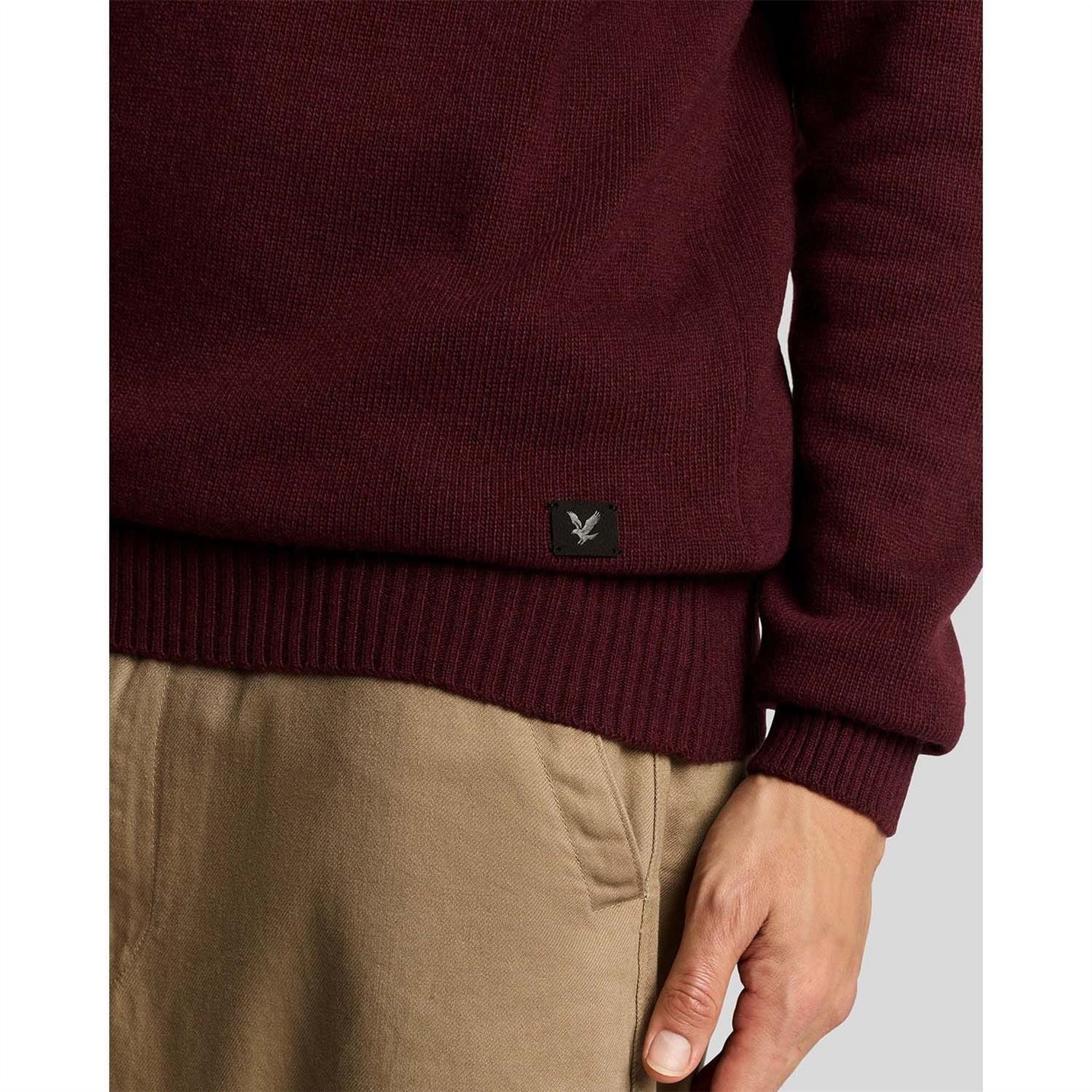 Lyle and Scott Sleeve Quarter Zip Jumper