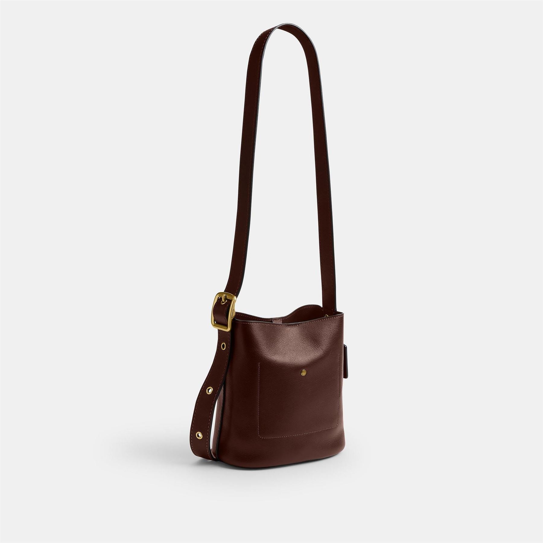 Coach Bleeker Cylinder Shape Cross Body with Patch
