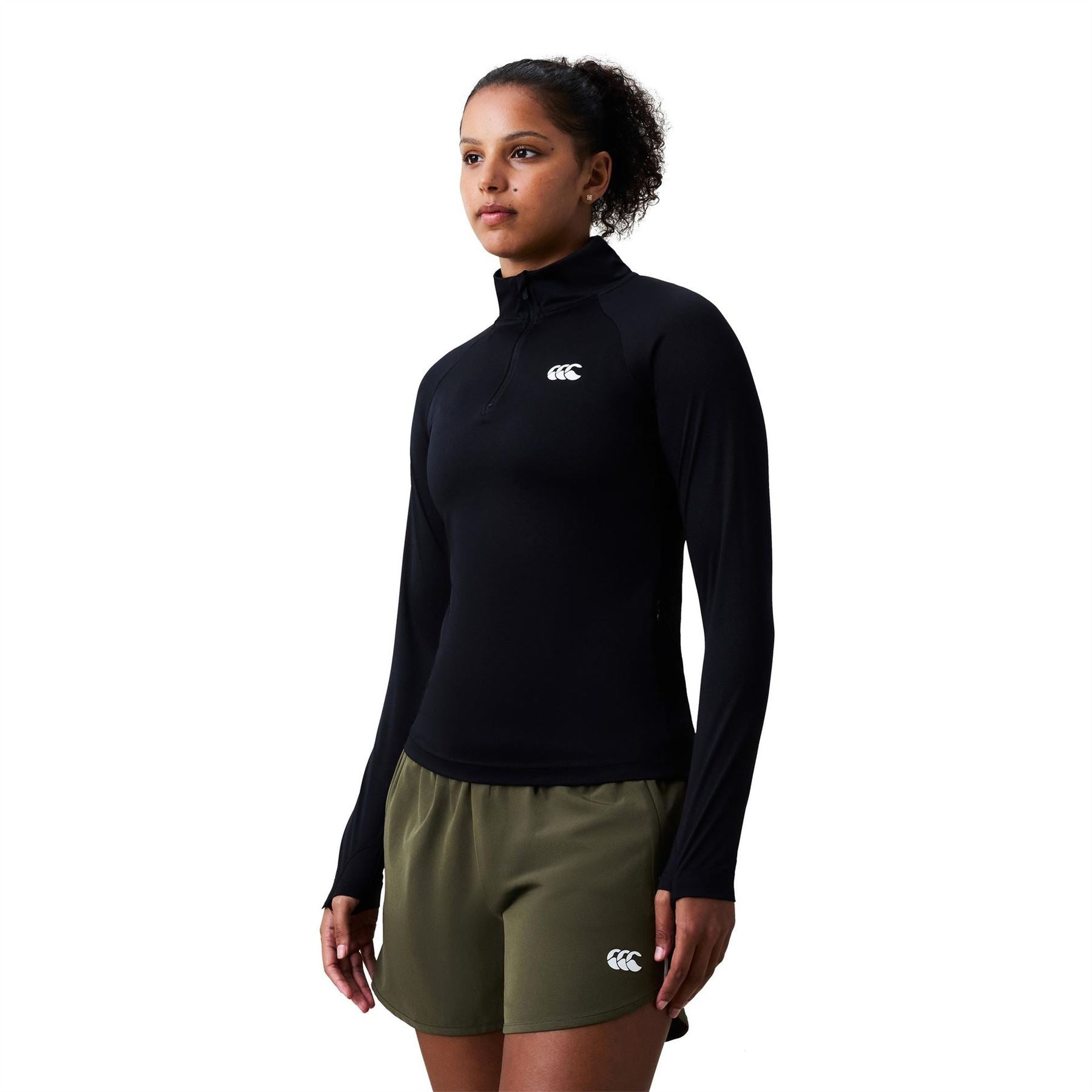 Canterbury Tempo+ Quarter Zip Long Sleeve T-Shirt