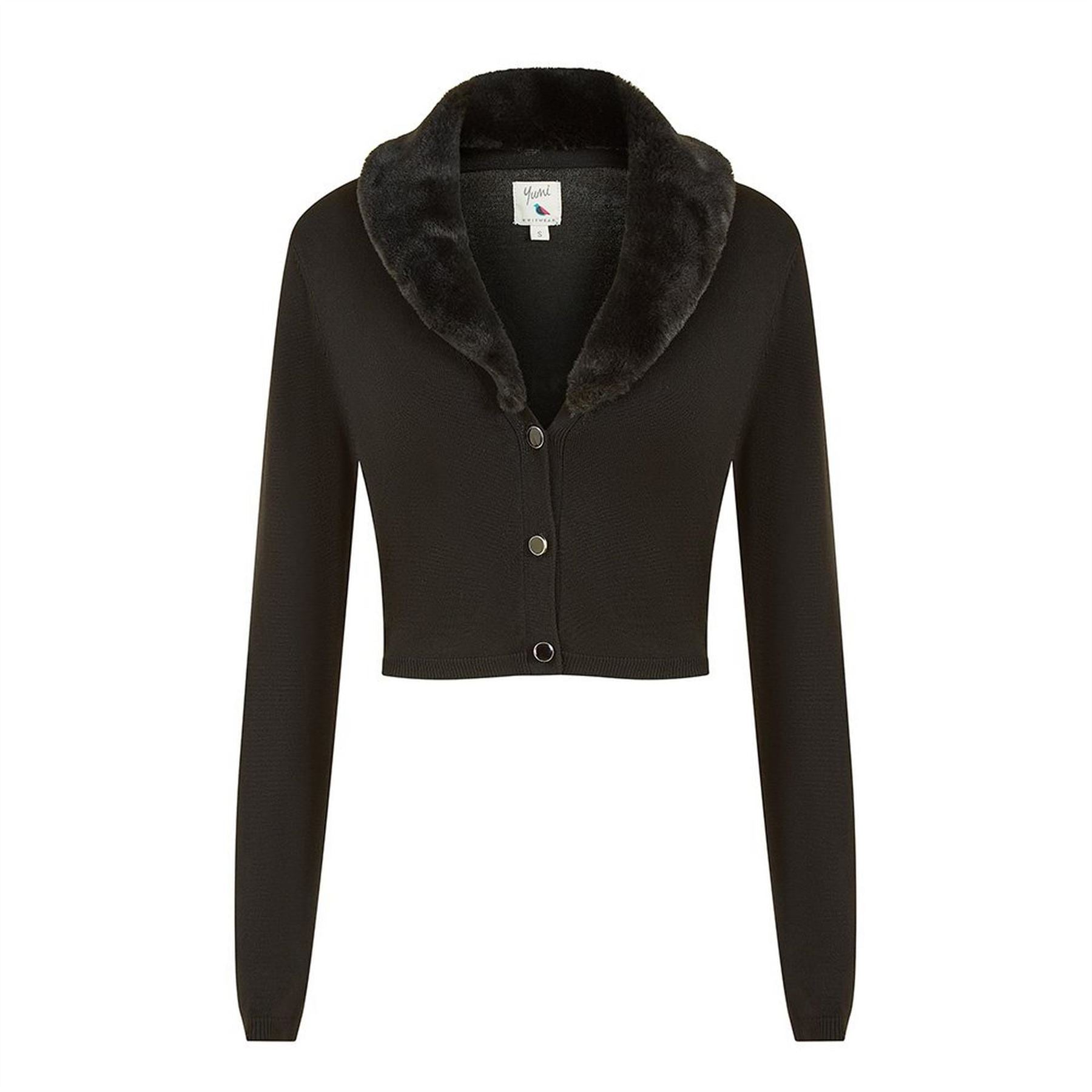 Yumi Bolero With Detachable Fur Collar