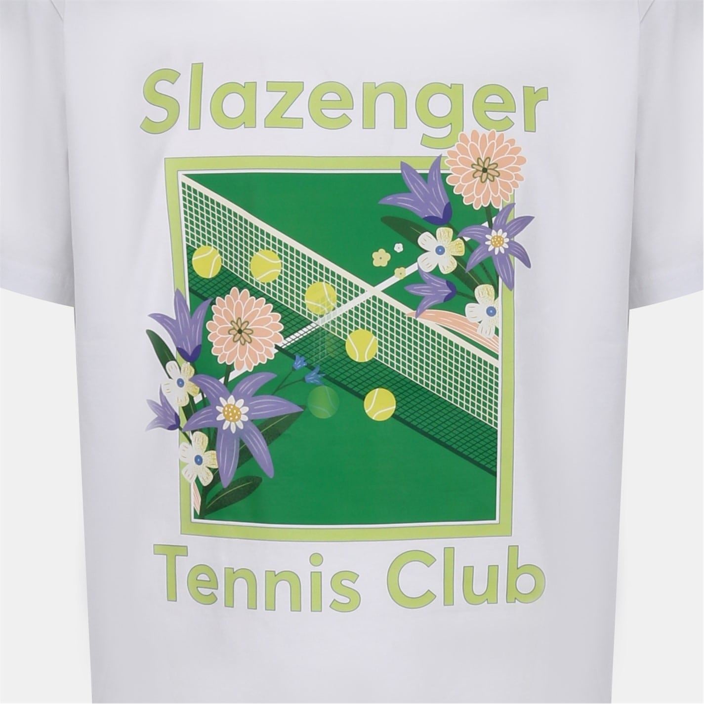 Slazenger Tennis Club Crew Neck Short Sleeve T-Shirt