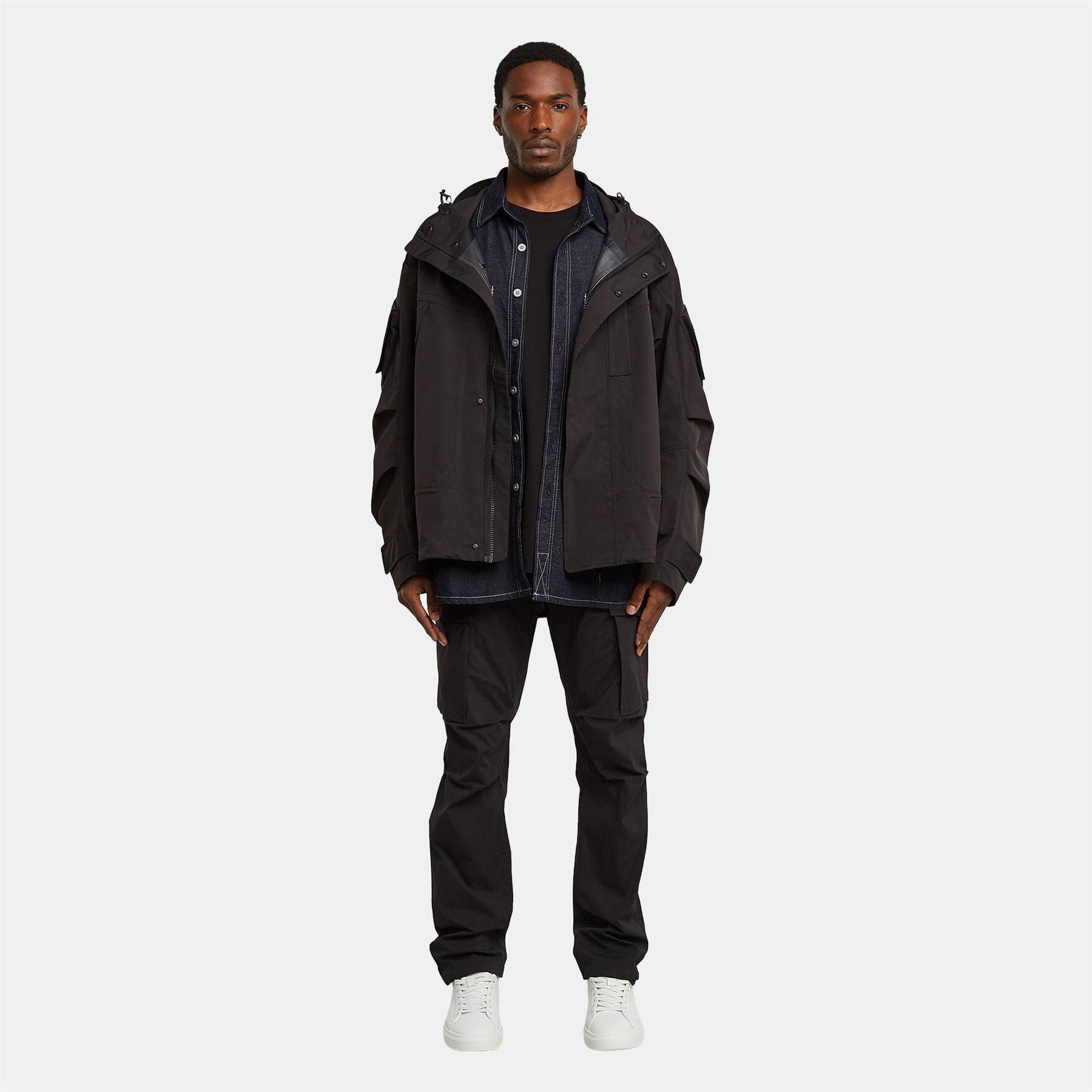 G Star Stretch Solid Patterned Combat Pants