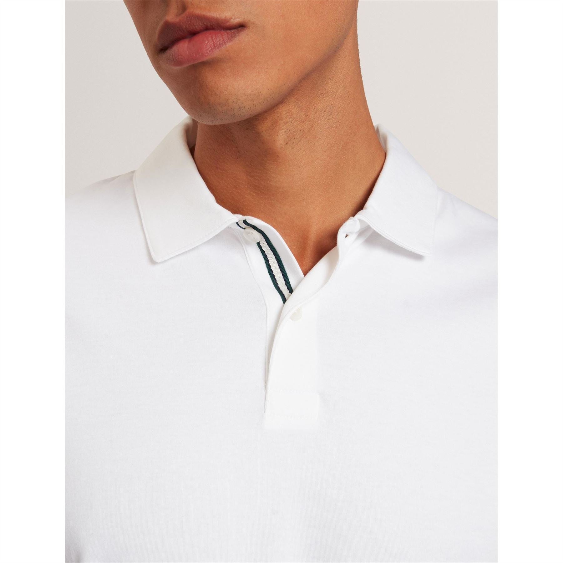 Ted Baker Mercerised Collared Neck Short Sleeve Polo Shirt
