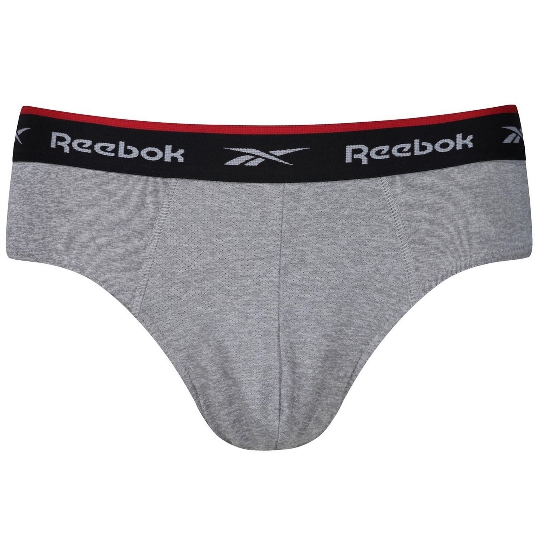 Reebok Mens 3 Pack Performance Briefs