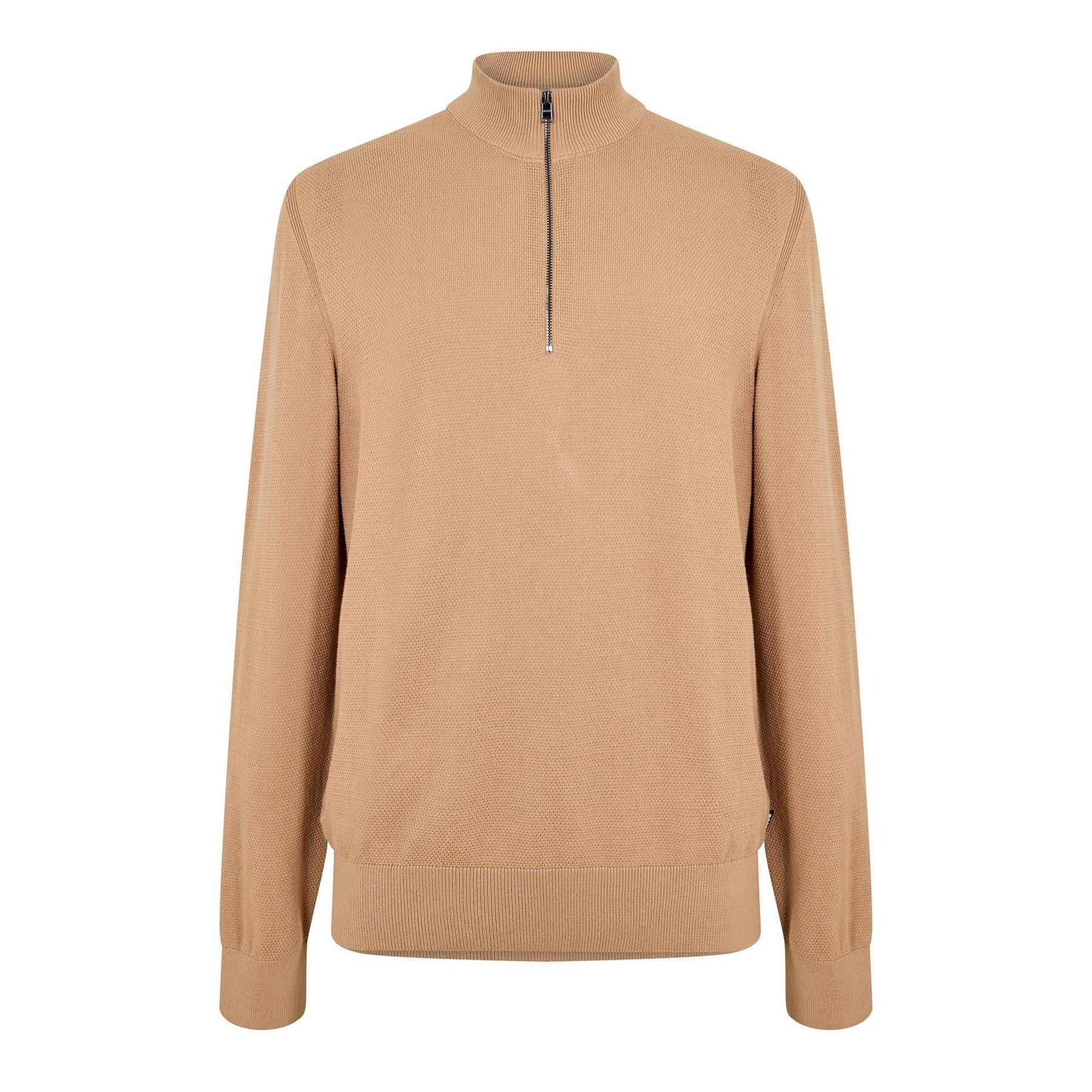 Boss Hbb Ebrando Black Zipped Crew Neck Jumper