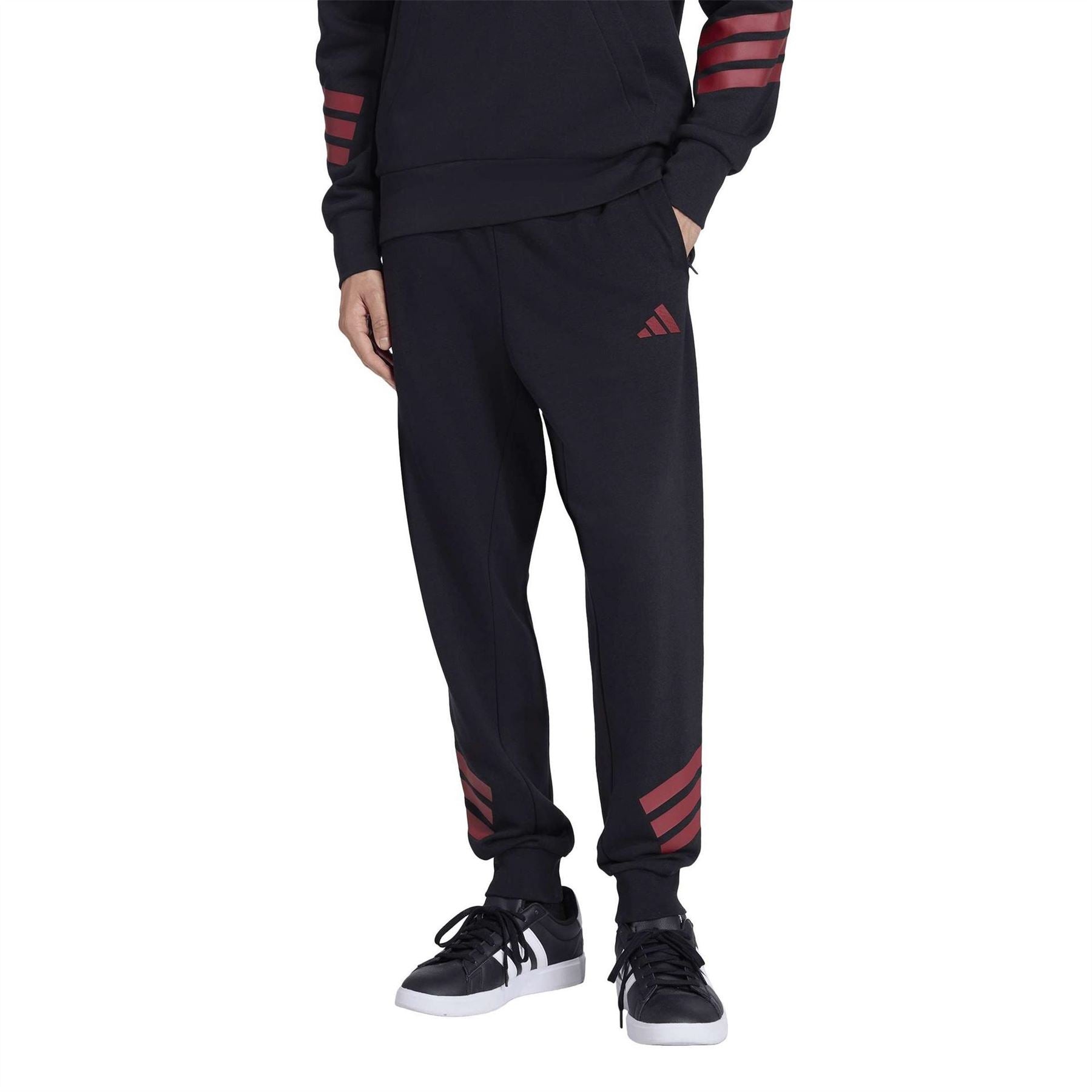 adidas Three Stripes Slim Tapered Running Pants