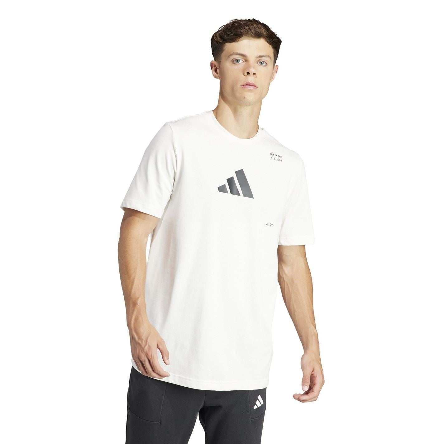 adidas Mens All Gym Category Graphic T-Shirt