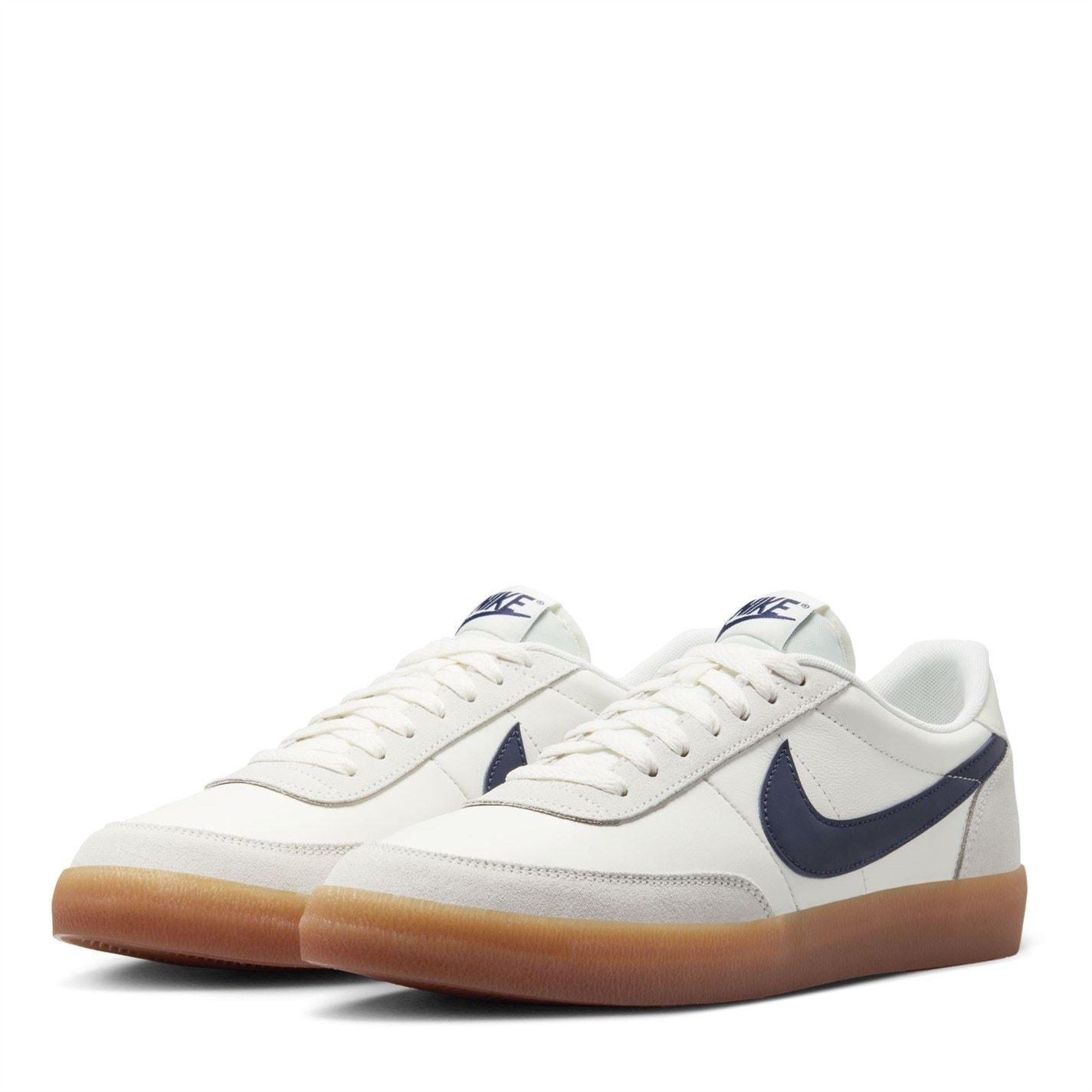 Nike Leather Low Top Flat Heel Sneakers