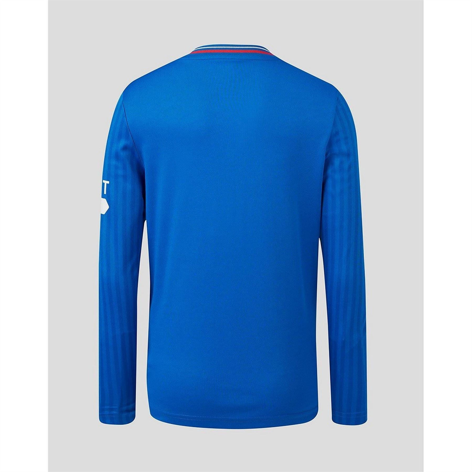 Castore Rangers Home Long Sleeve Shirt 2023 2024 Juniors