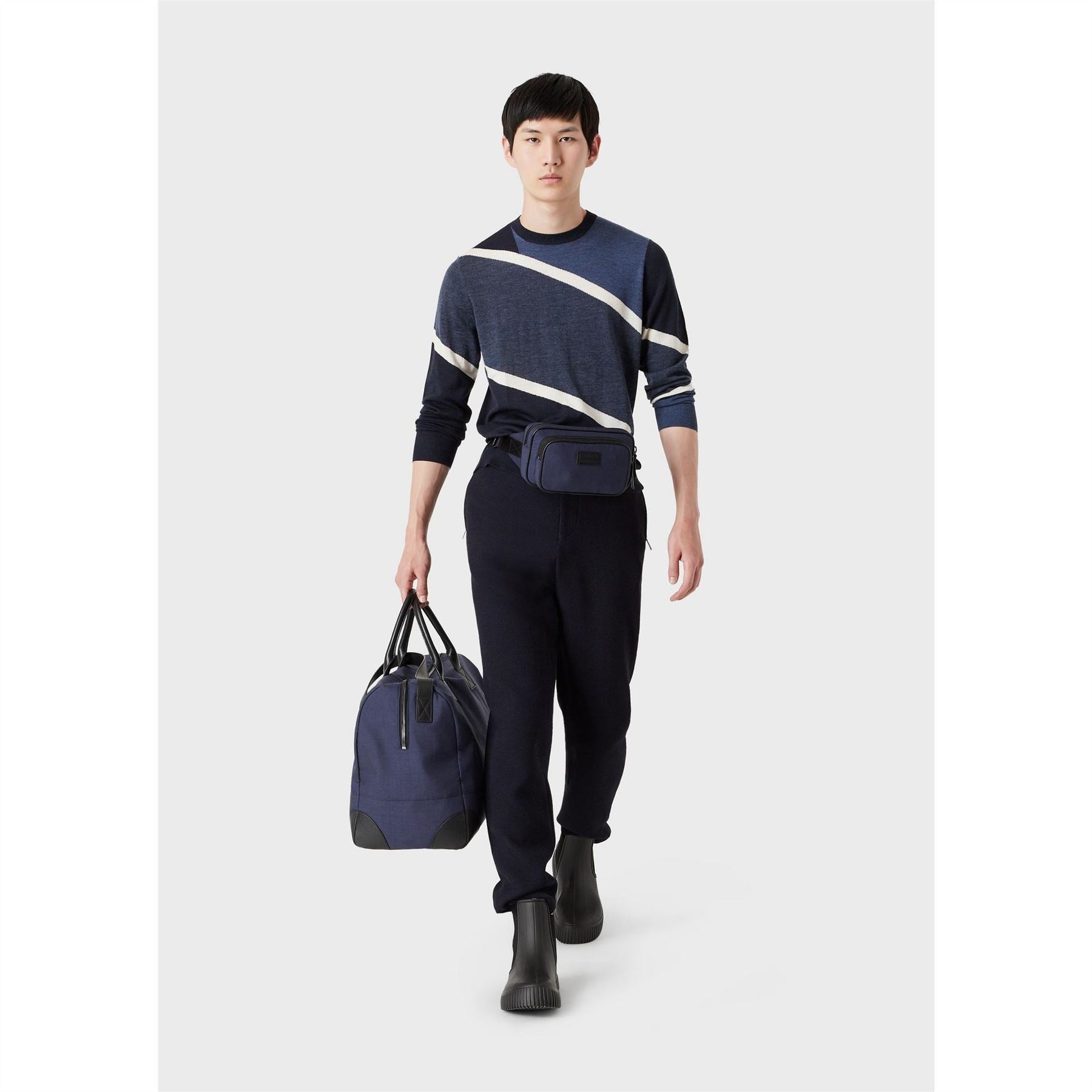 Emporio Armani Straight Leg Trousers