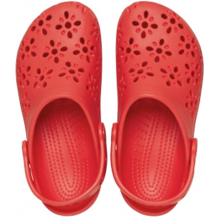 Crocs Kids Classic Floral Cut Clogs