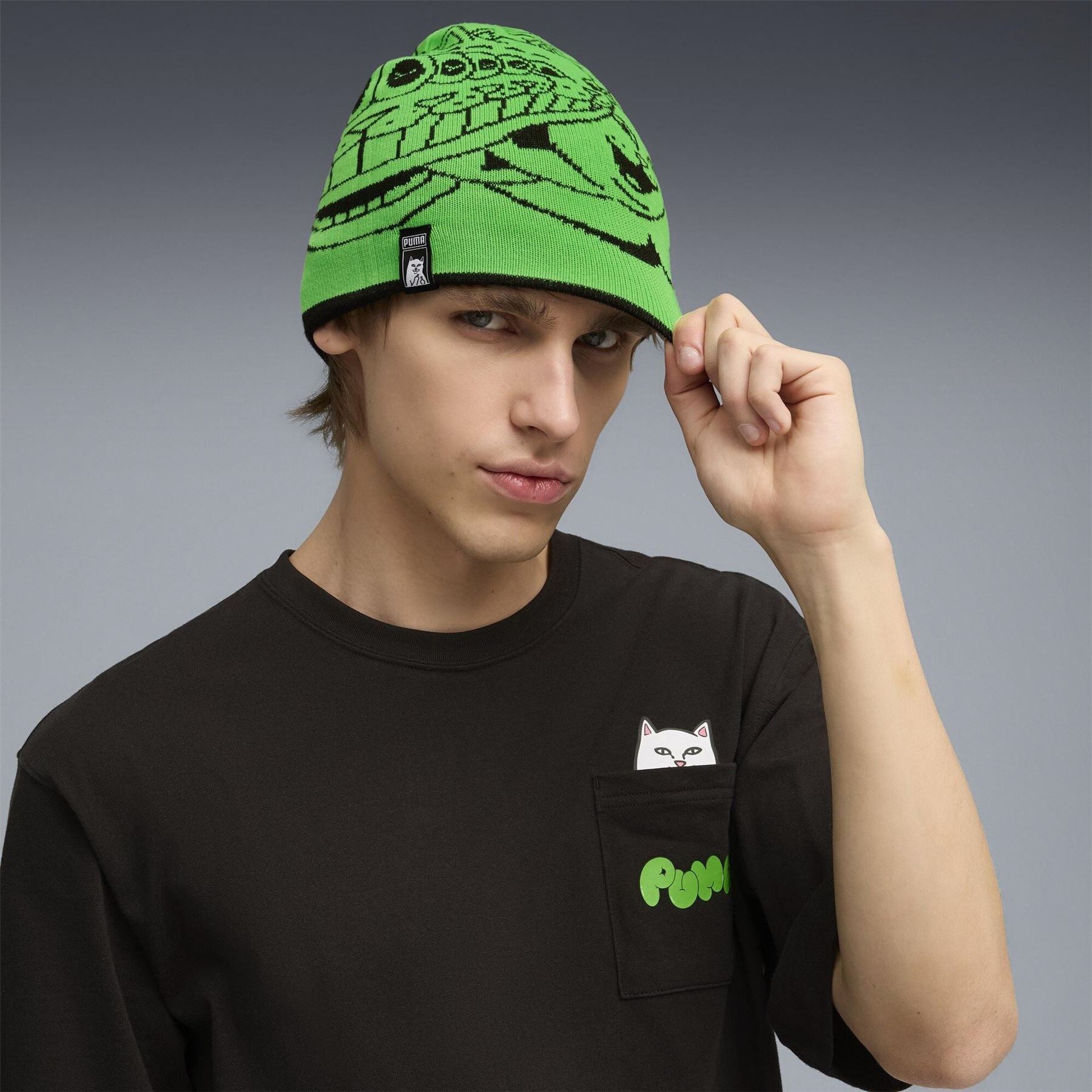 Puma X Ripndip Reversible Skull Beanie