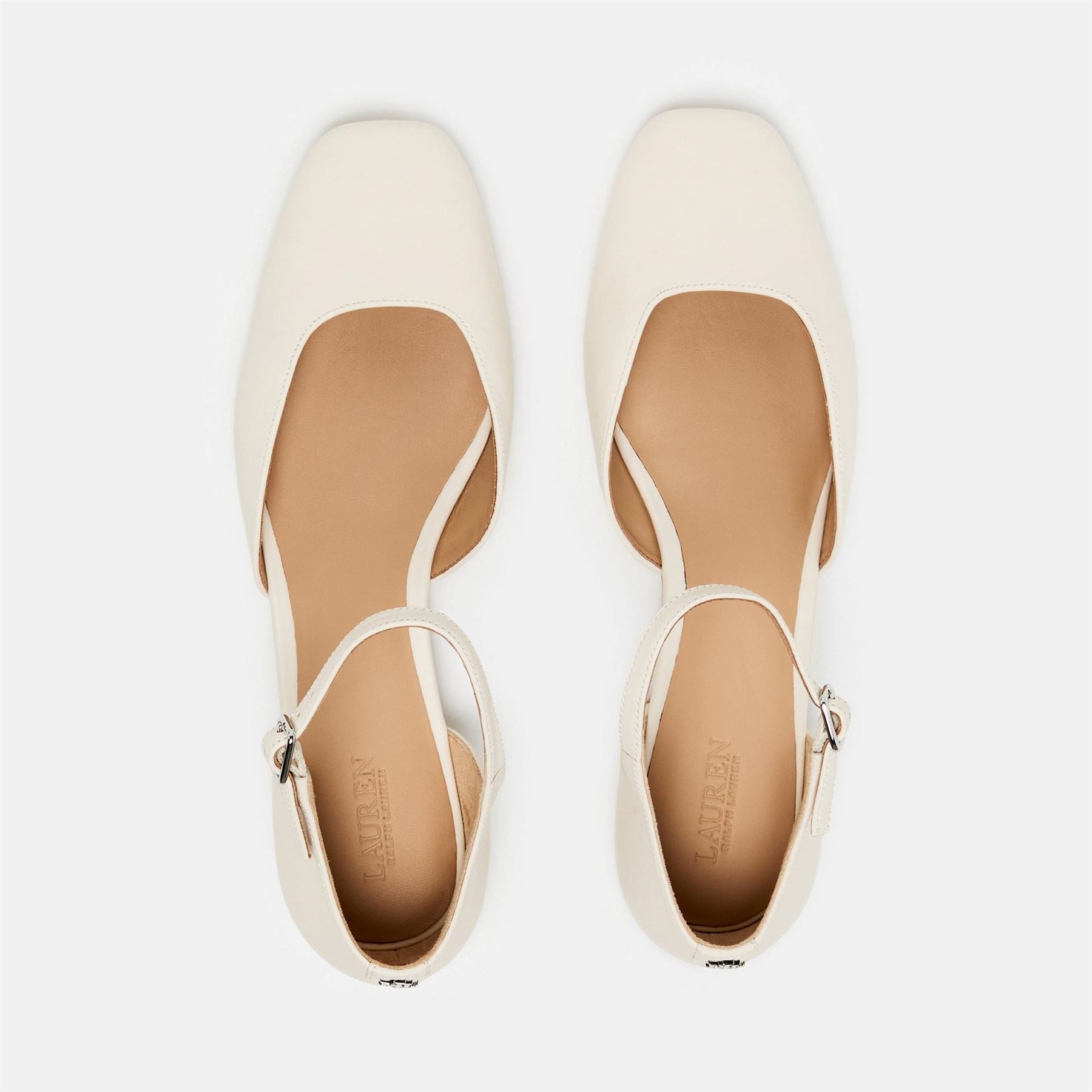 Lauren by Ralph Lauren Real Leather Emellie Ballet Pumps