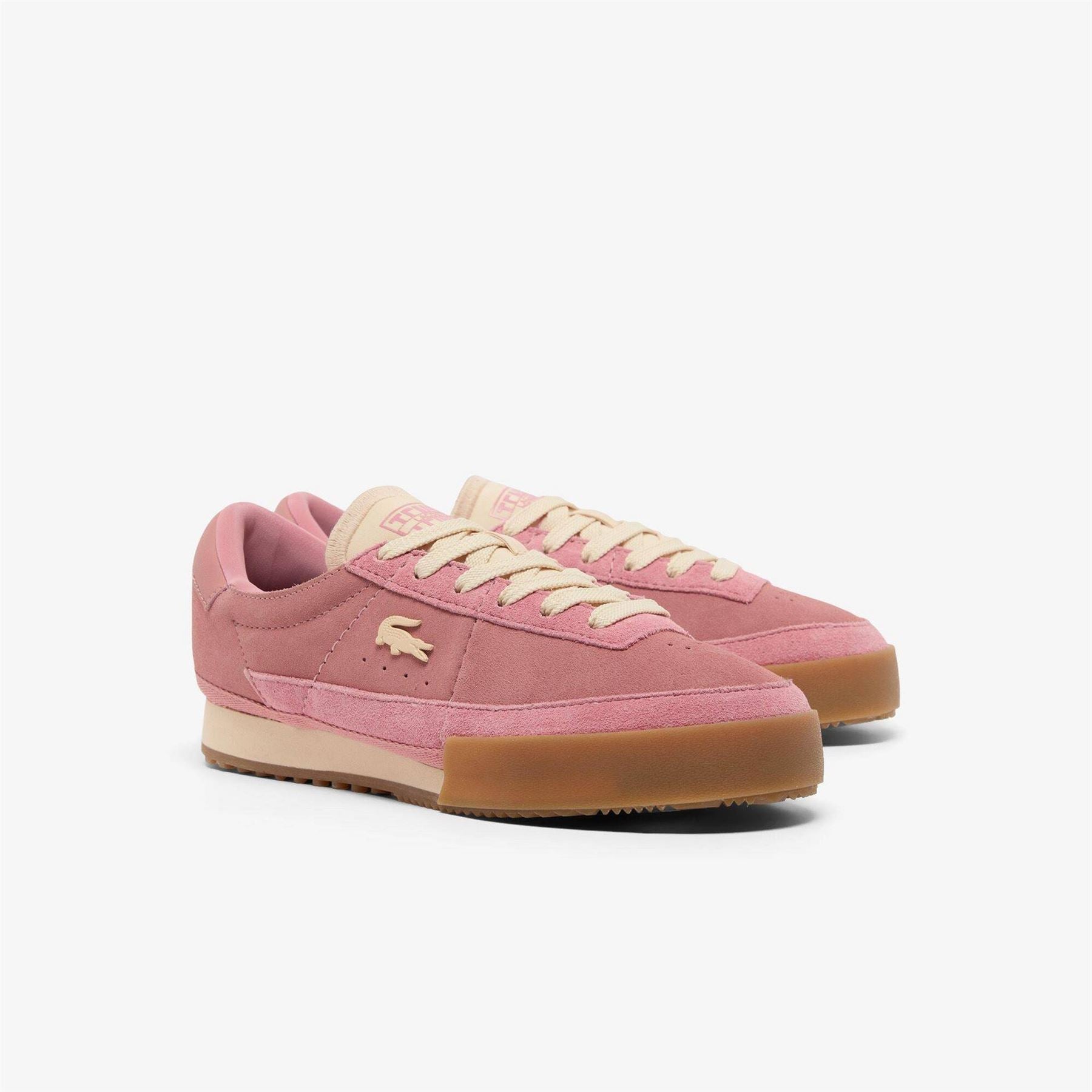 Lacoste Aura Crocodile Print Low Top Sneakers