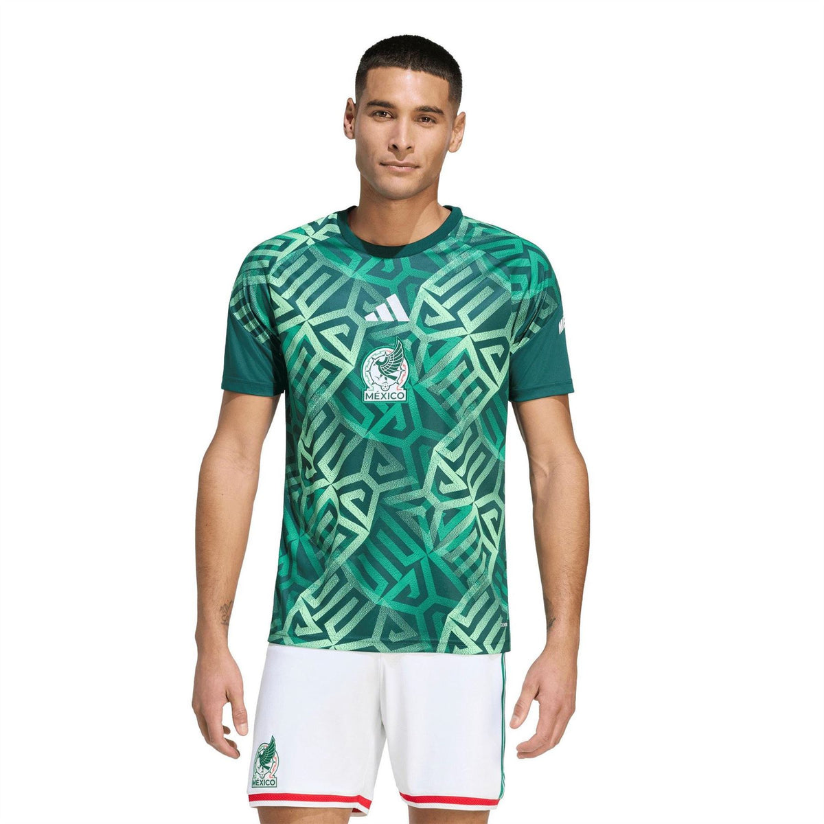 adidas Mexico 2026 Pre Match Short Sleeve T-Shirt