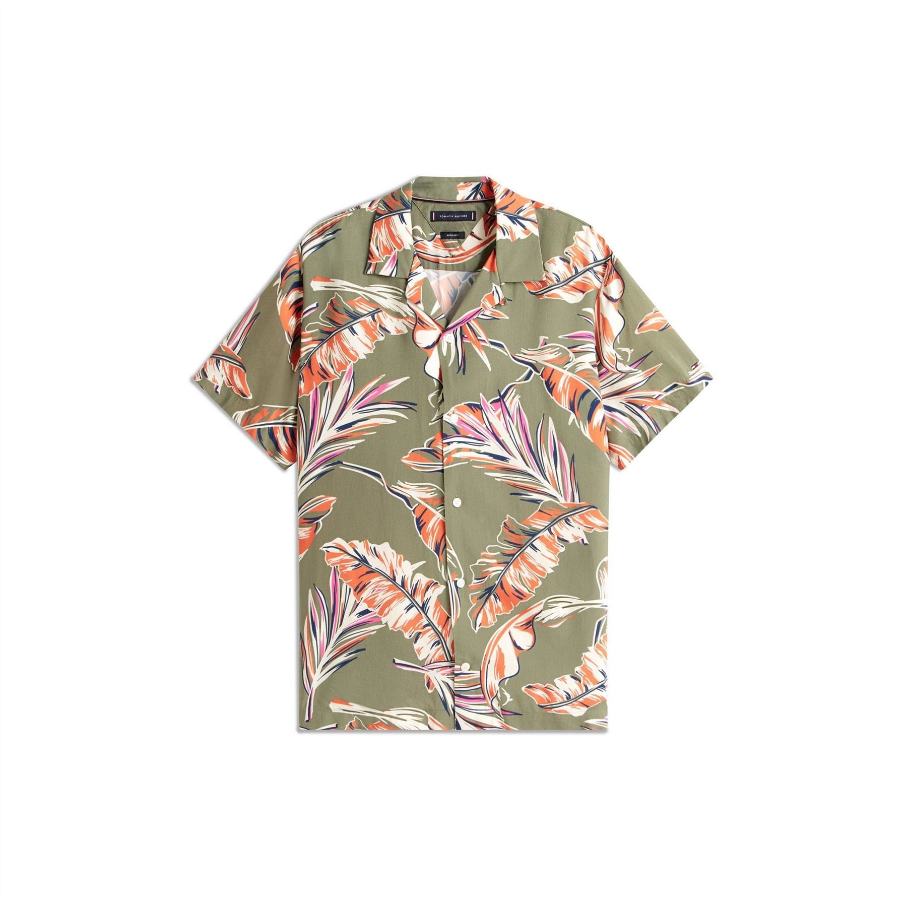 Tommy Hilfiger Floral Regular Fit Short Sleeve Shirt
