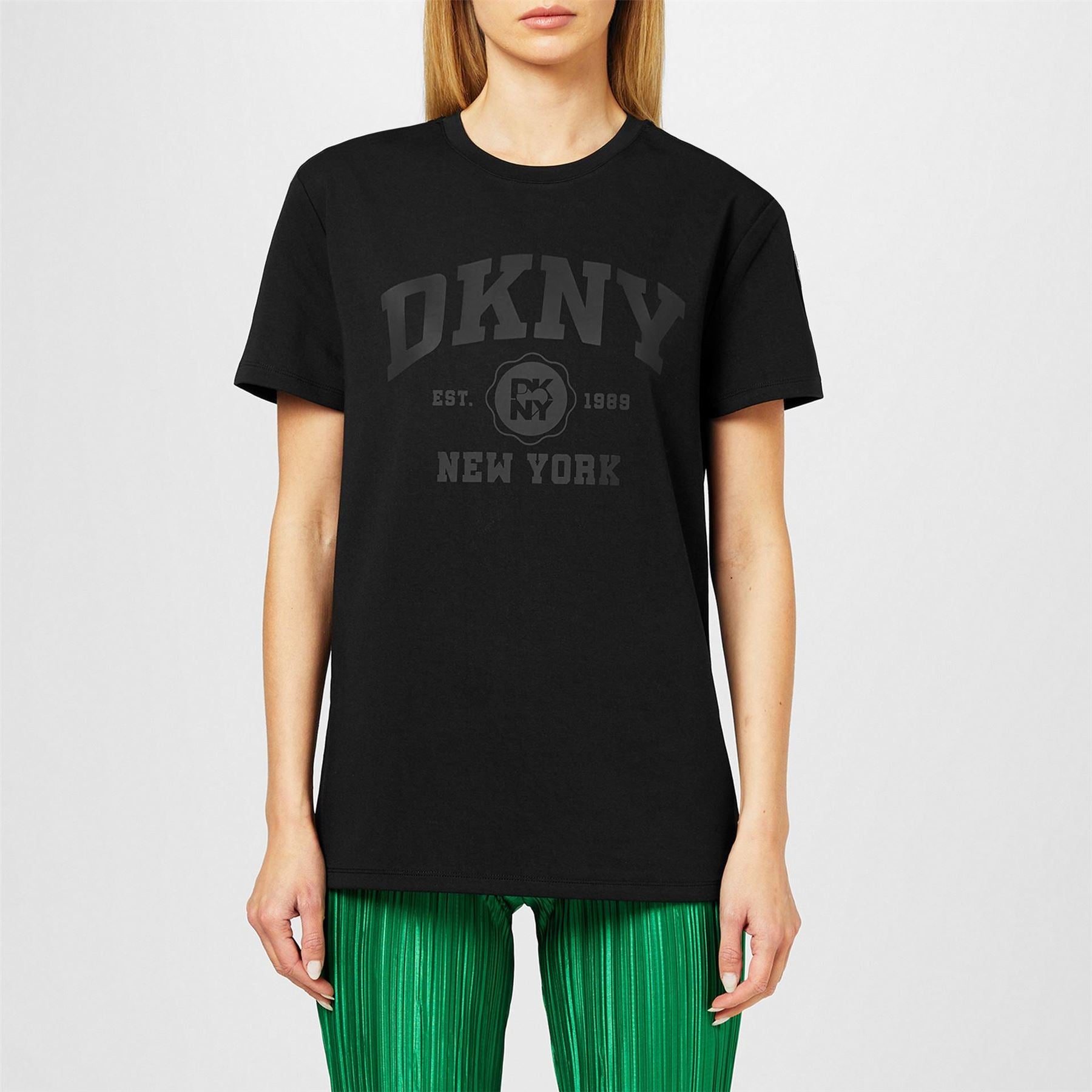 DKNY Varsity Oversize Fit Crew Neck T-Shirt