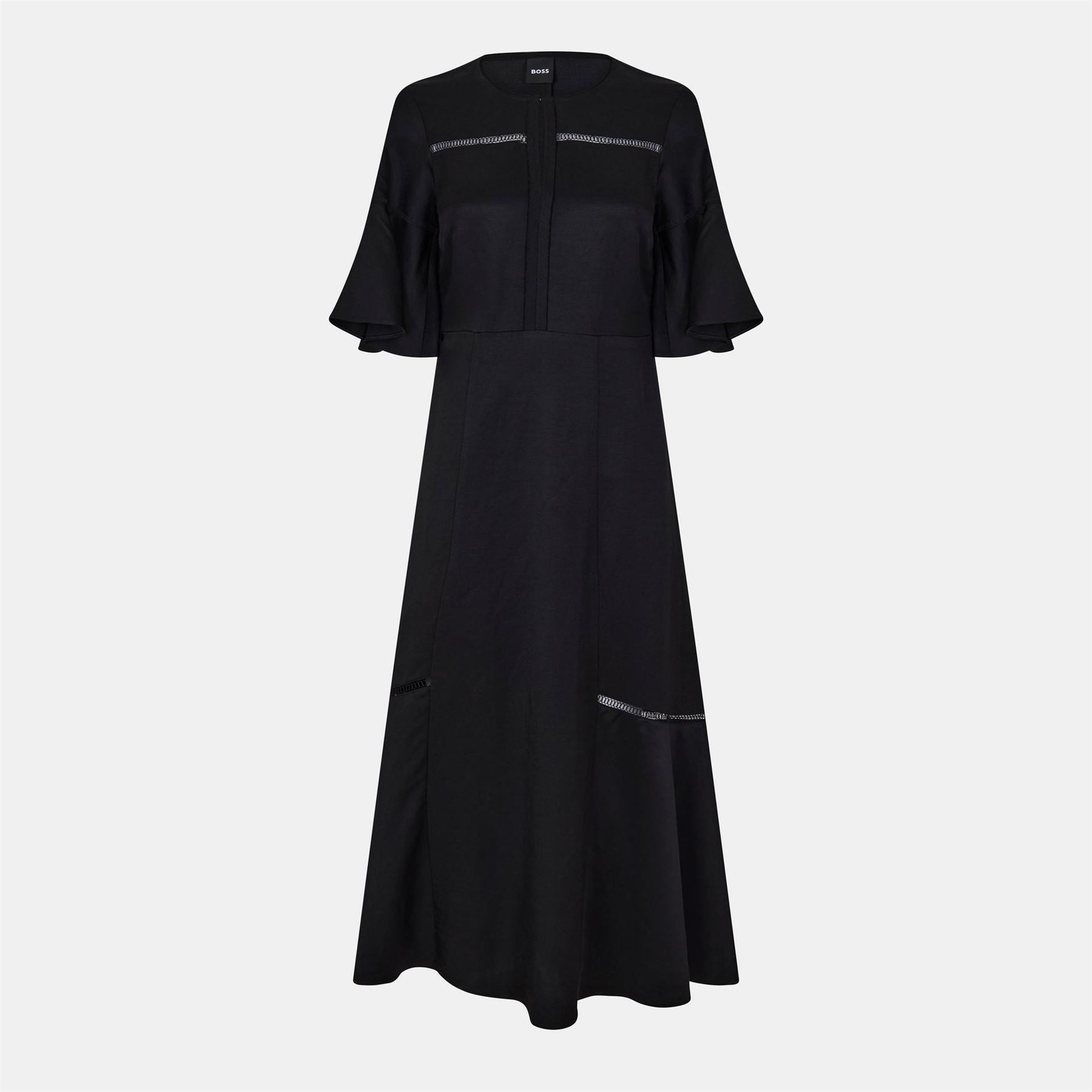 Boss Dileina Crew Neck Maxi Skater Dress