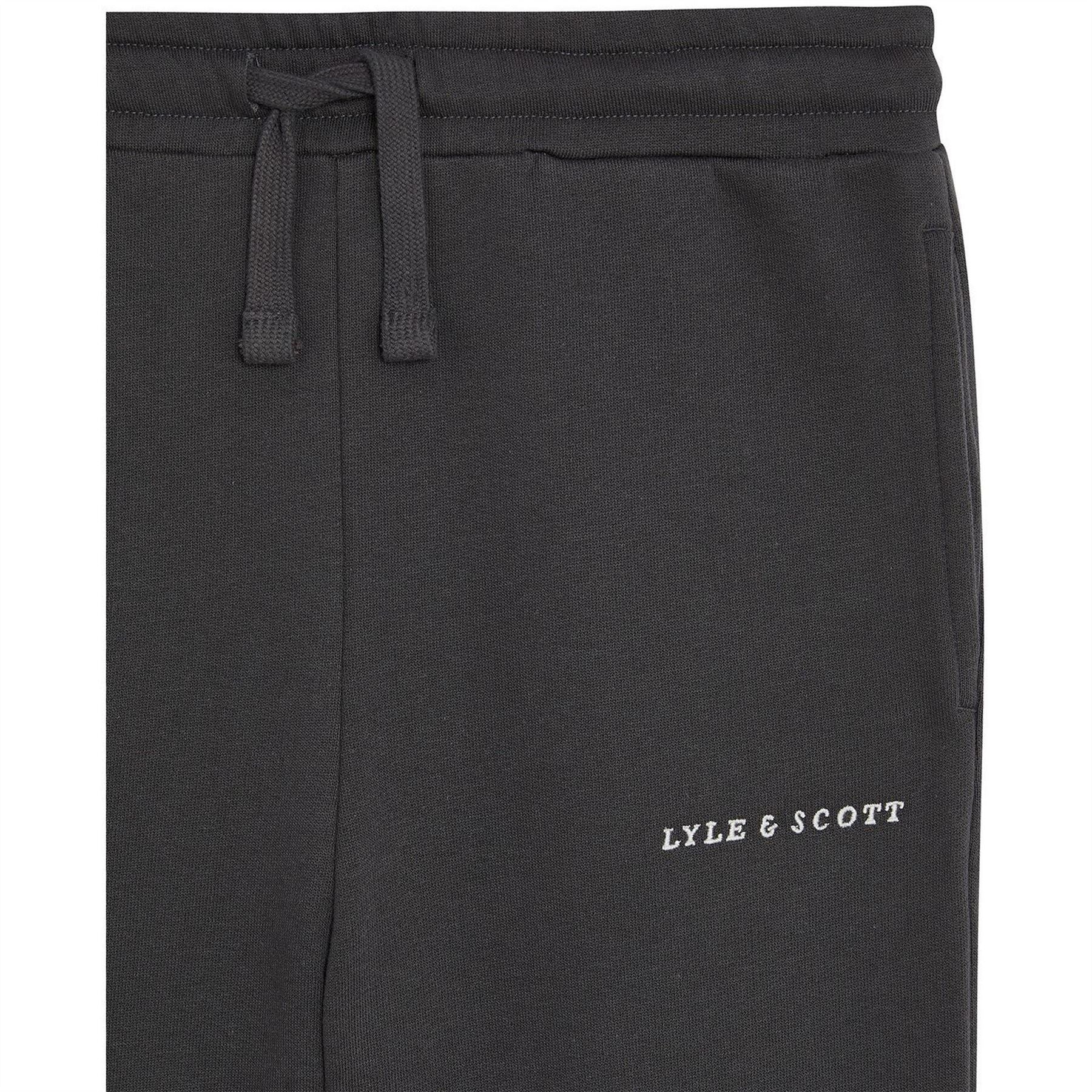 Lyle and Scott Logo Closed Hem Fleece Joggers